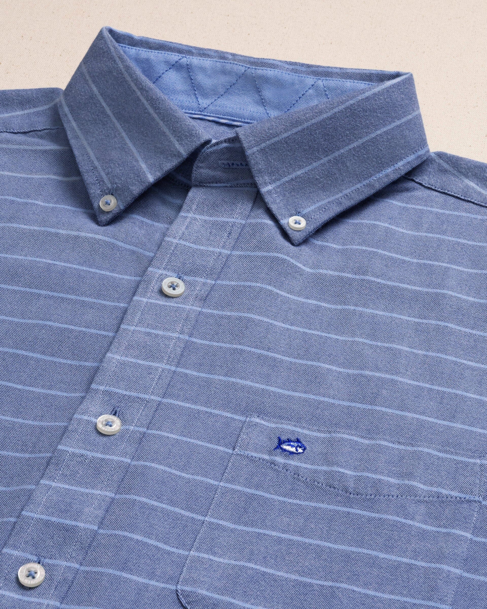 Stringline Charleston Oxford Stripe Sport Shirt - Image 2