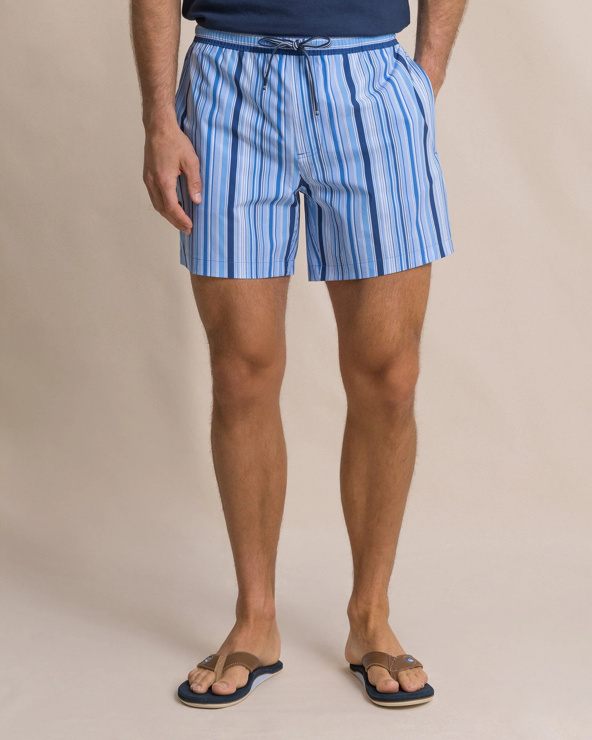 Stripe Maritime Swim Trunk