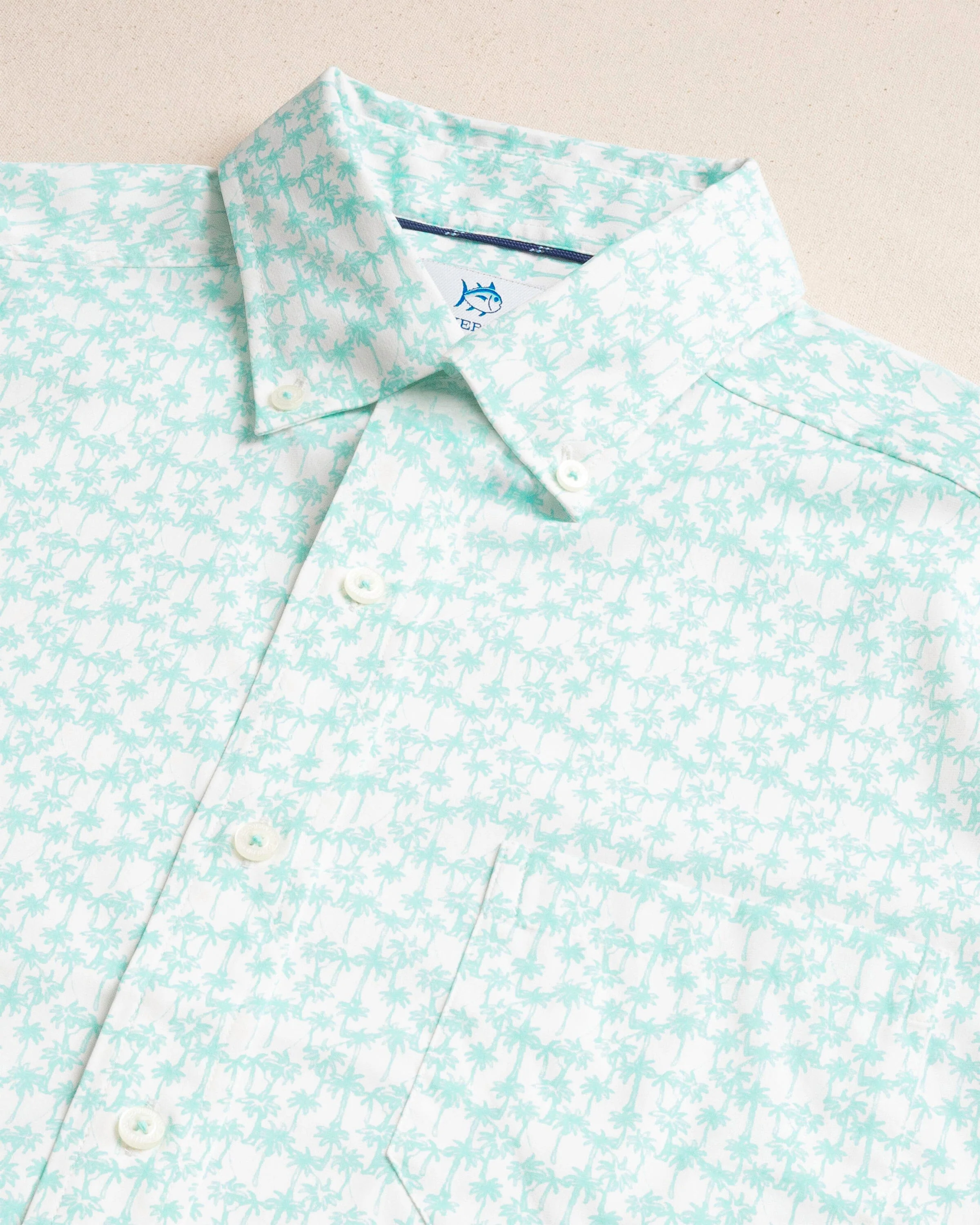Talk To The Palm Coastal Breeze® Short Sleeve Sport Shirt - Image 3