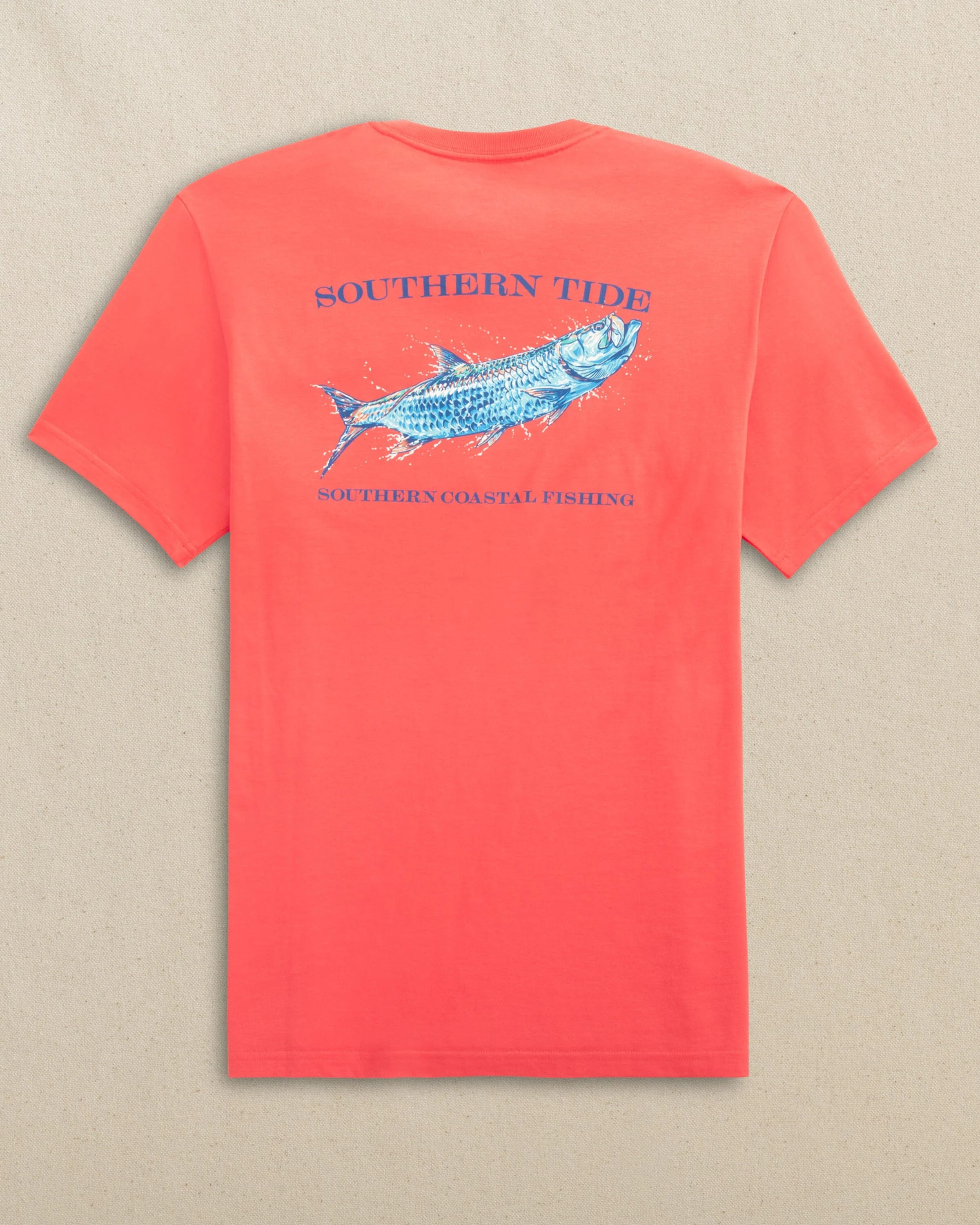 Tarpon Southern Coastal Fishing Short Sleeve T-Shirt