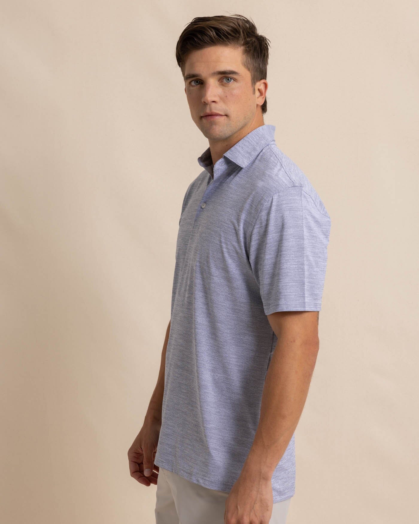 Team Colors Driver Spacedye Polo Shirt - Image 3