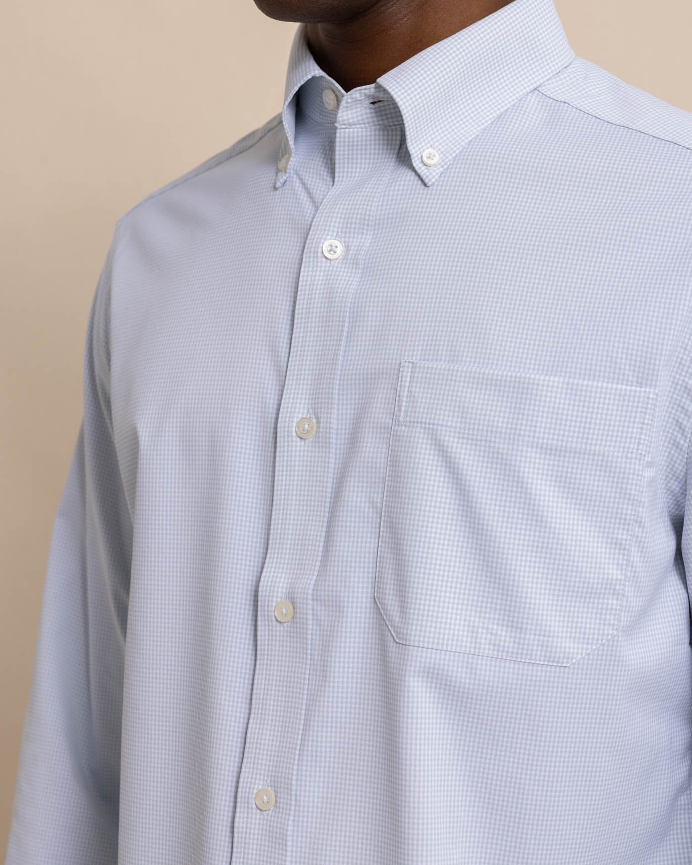 Team Colors Gingham Intercoastal Sport Shirt - Image 11
