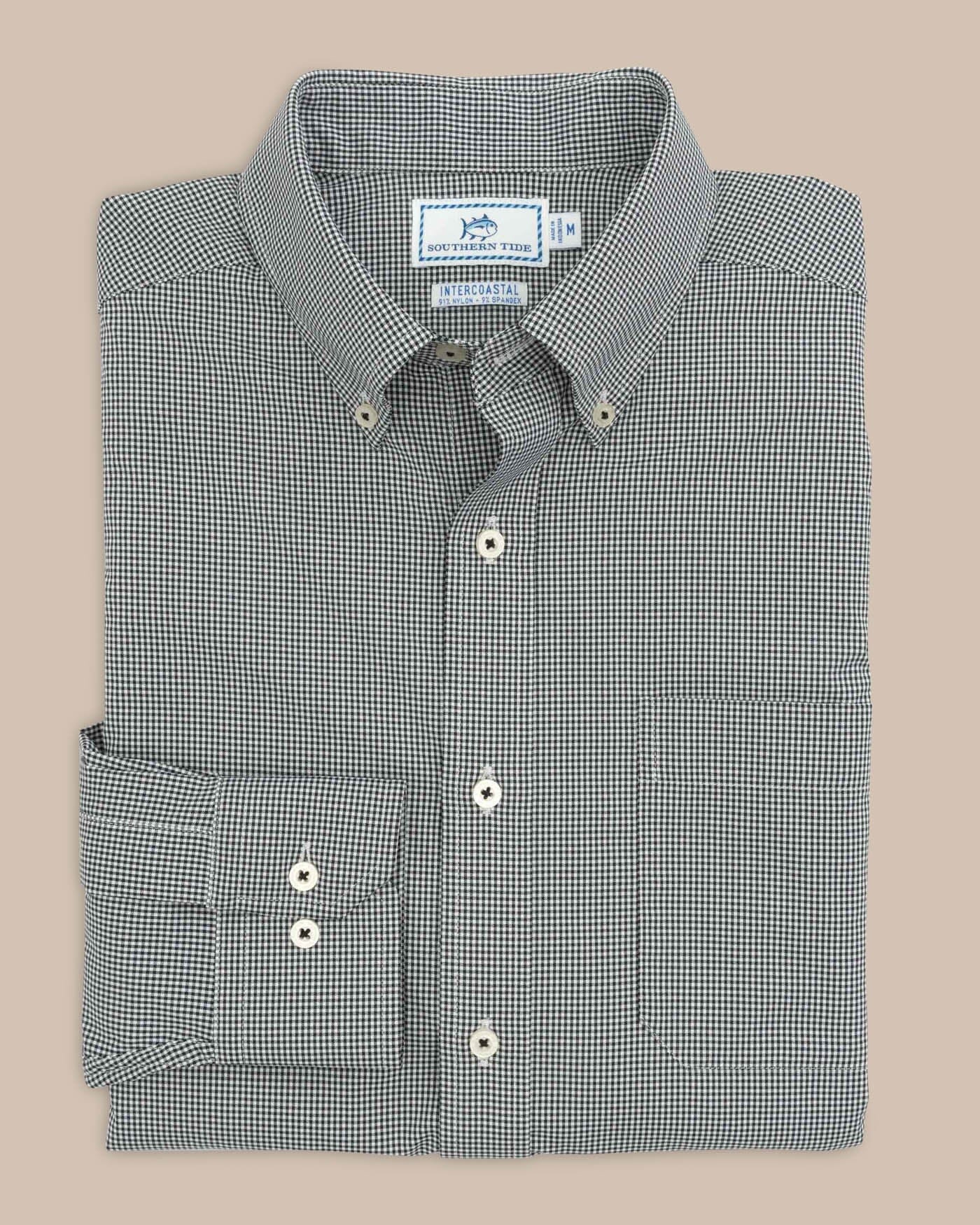 Team Colors Gingham Intercoastal Sport Shirt - Image 15