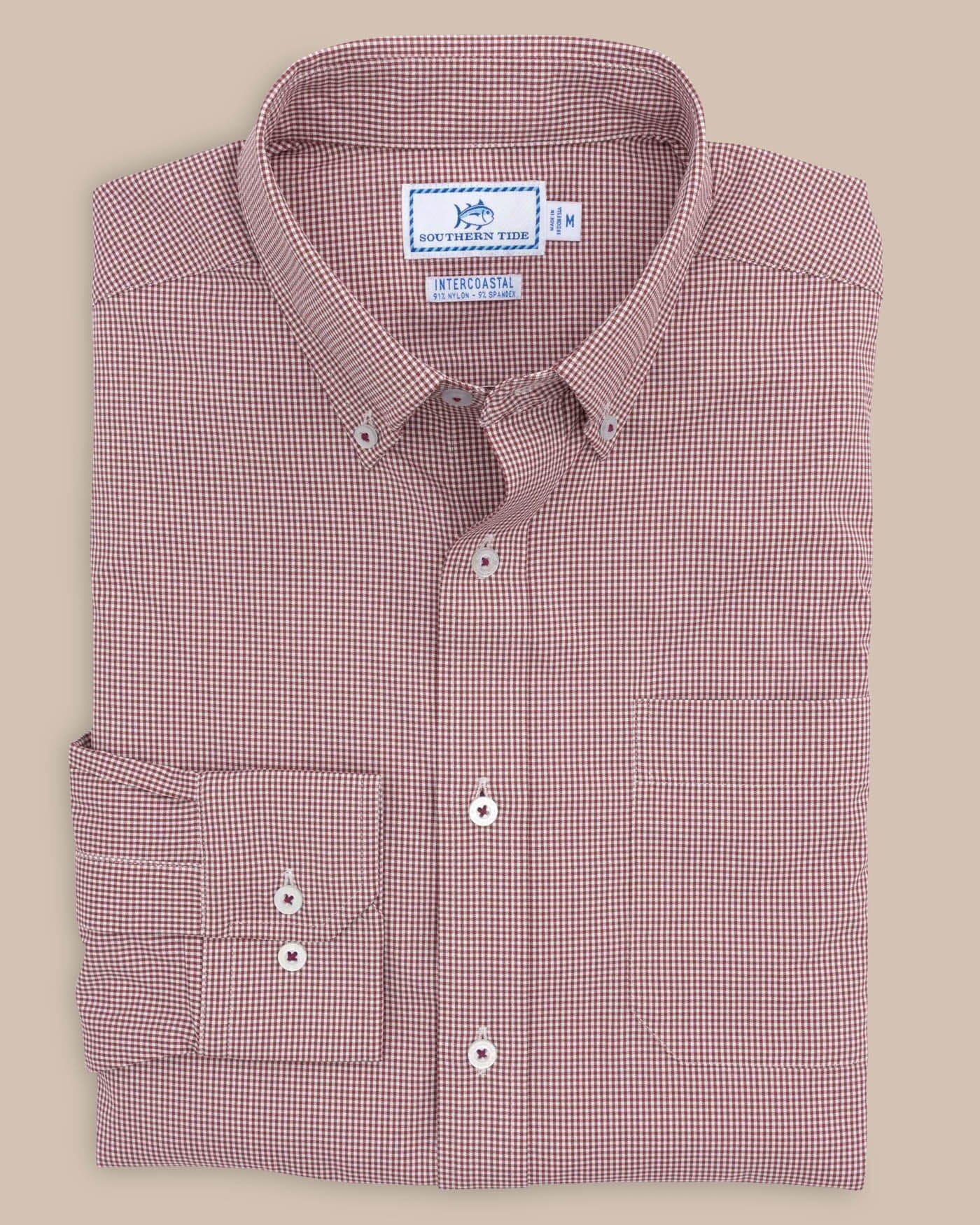 Team Colors Gingham Intercoastal Sport Shirt - Image 20