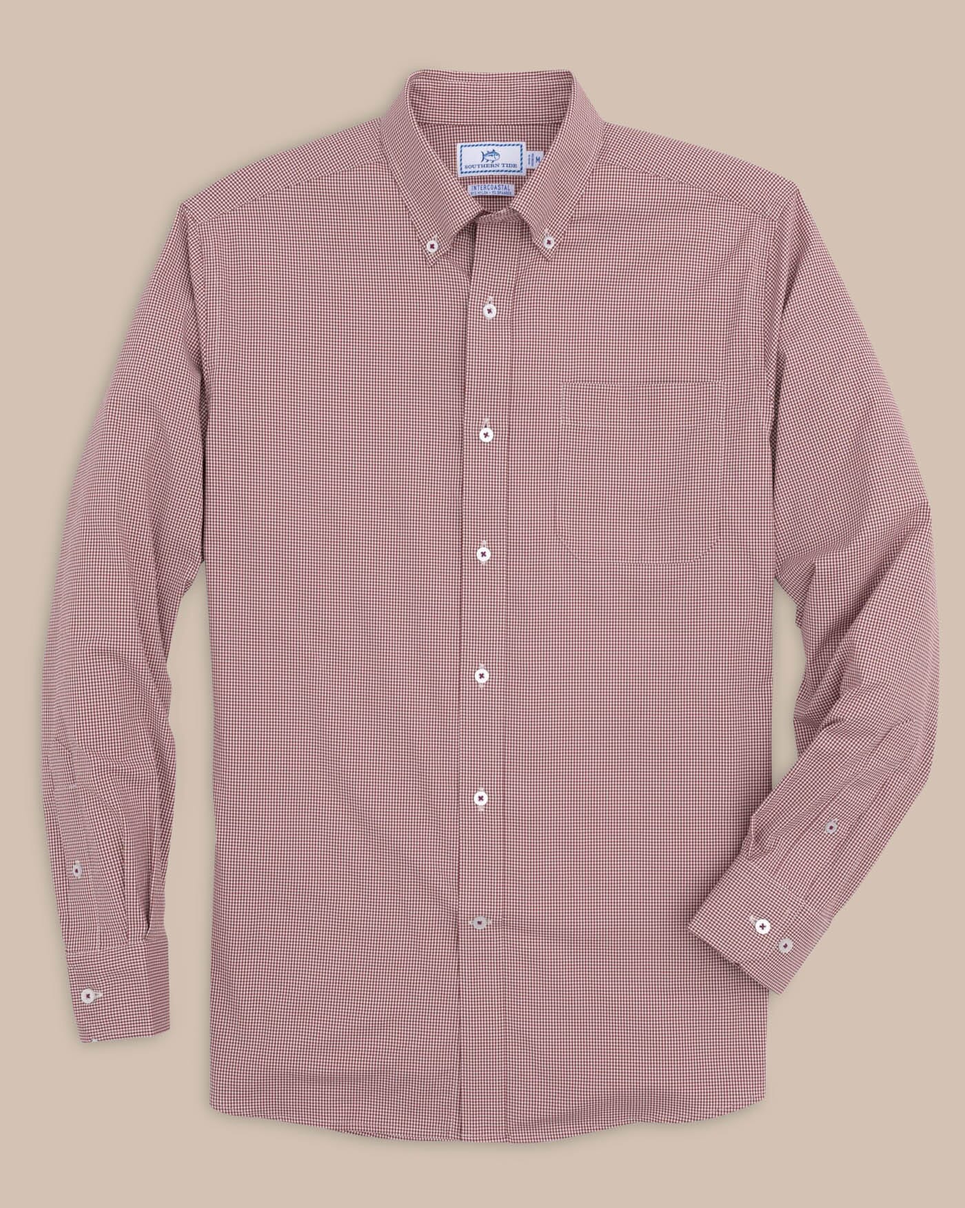 Team Colors Gingham Intercoastal Sport Shirt - Image 21