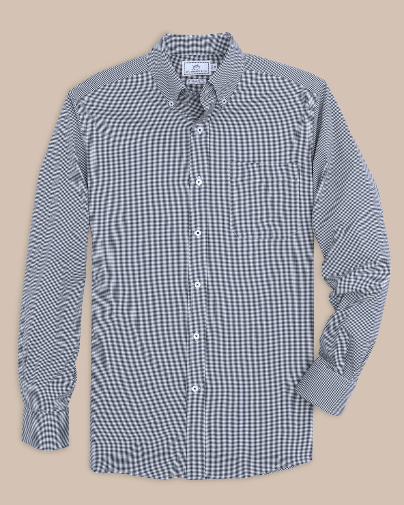 Team Colors Gingham Intercoastal Sport Shirt - Image 3