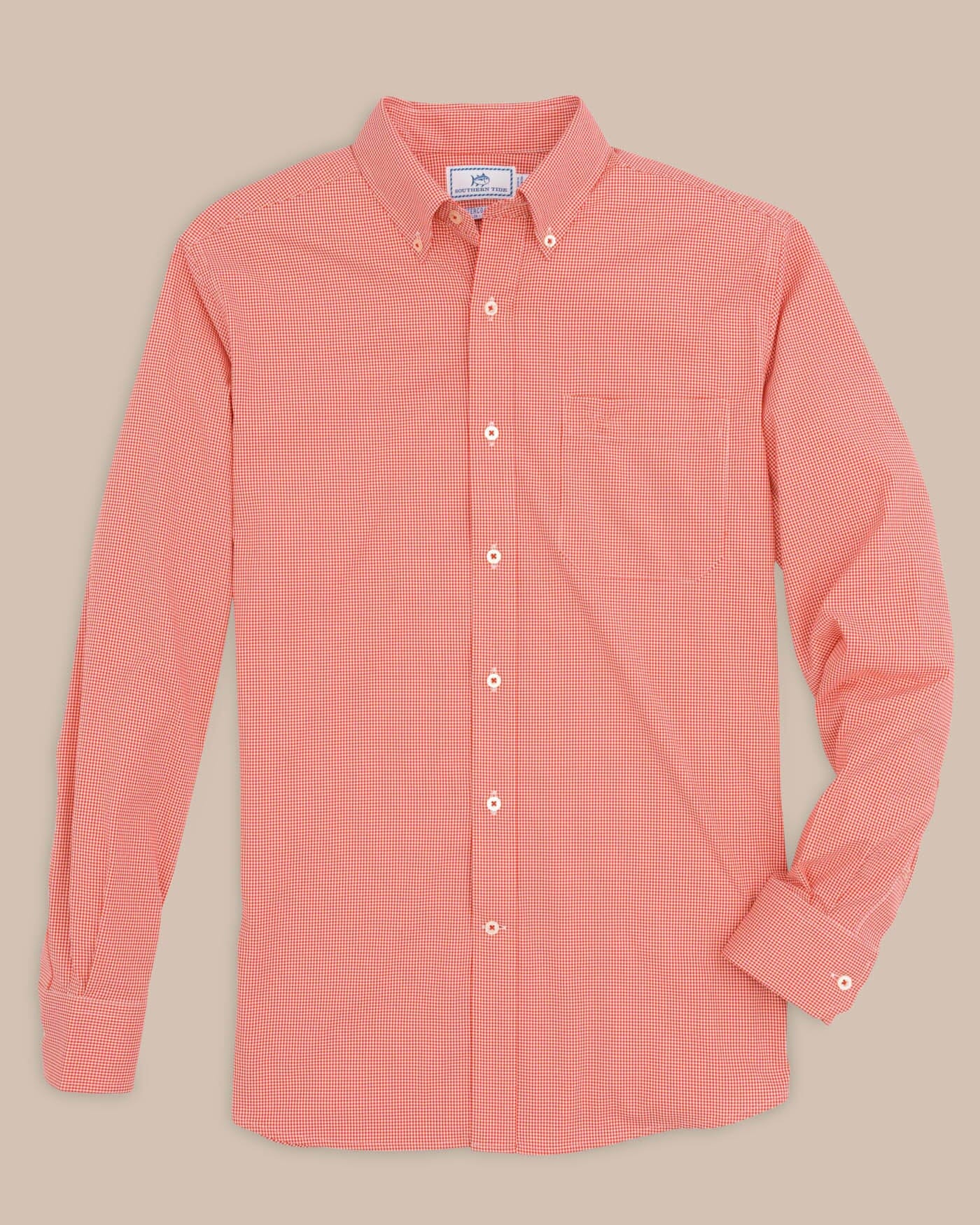 Team Colors Gingham Intercoastal Sport Shirt - Image 30