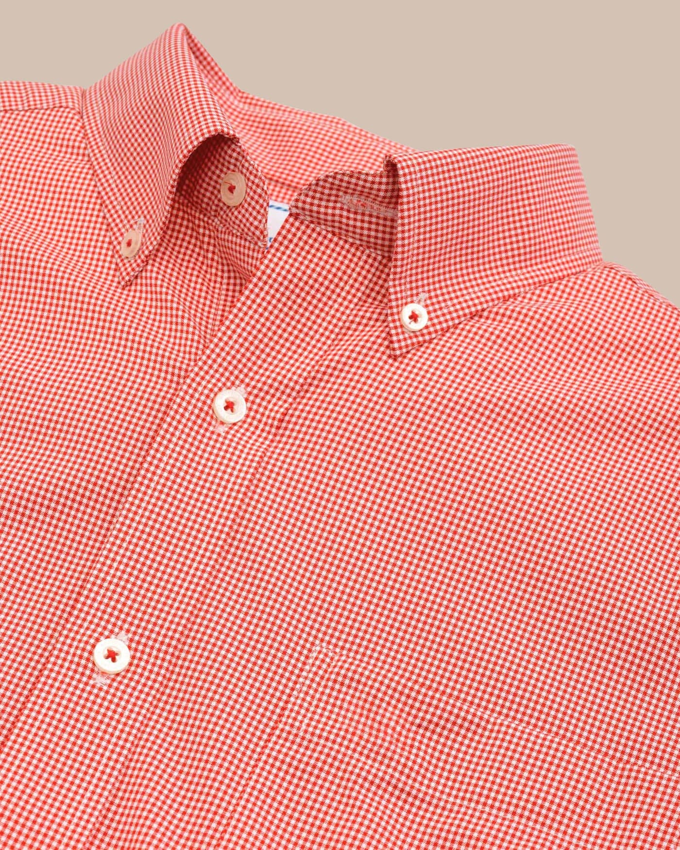 Team Colors Gingham Intercoastal Sport Shirt - Image 31