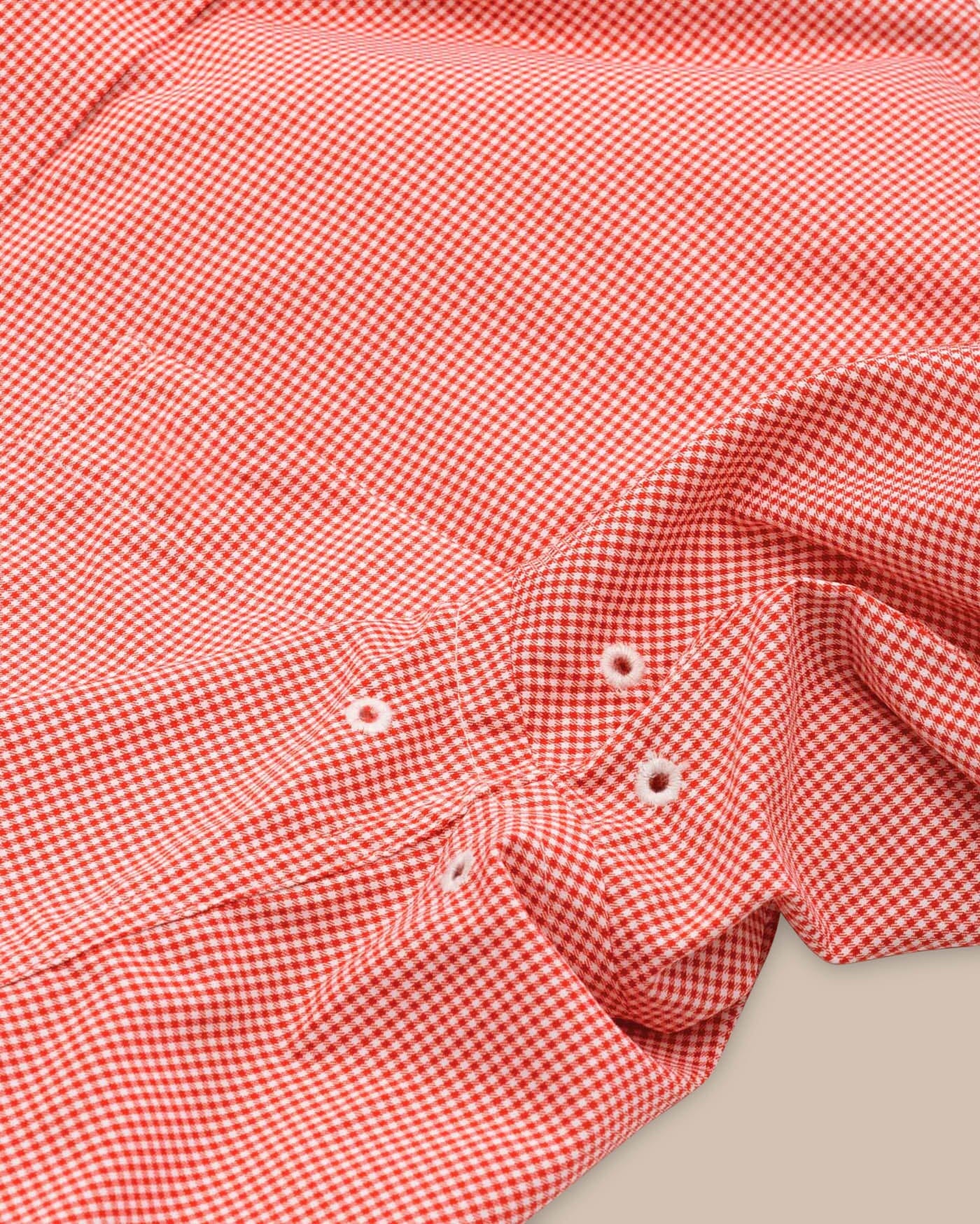 Team Colors Gingham Intercoastal Sport Shirt - Image 32