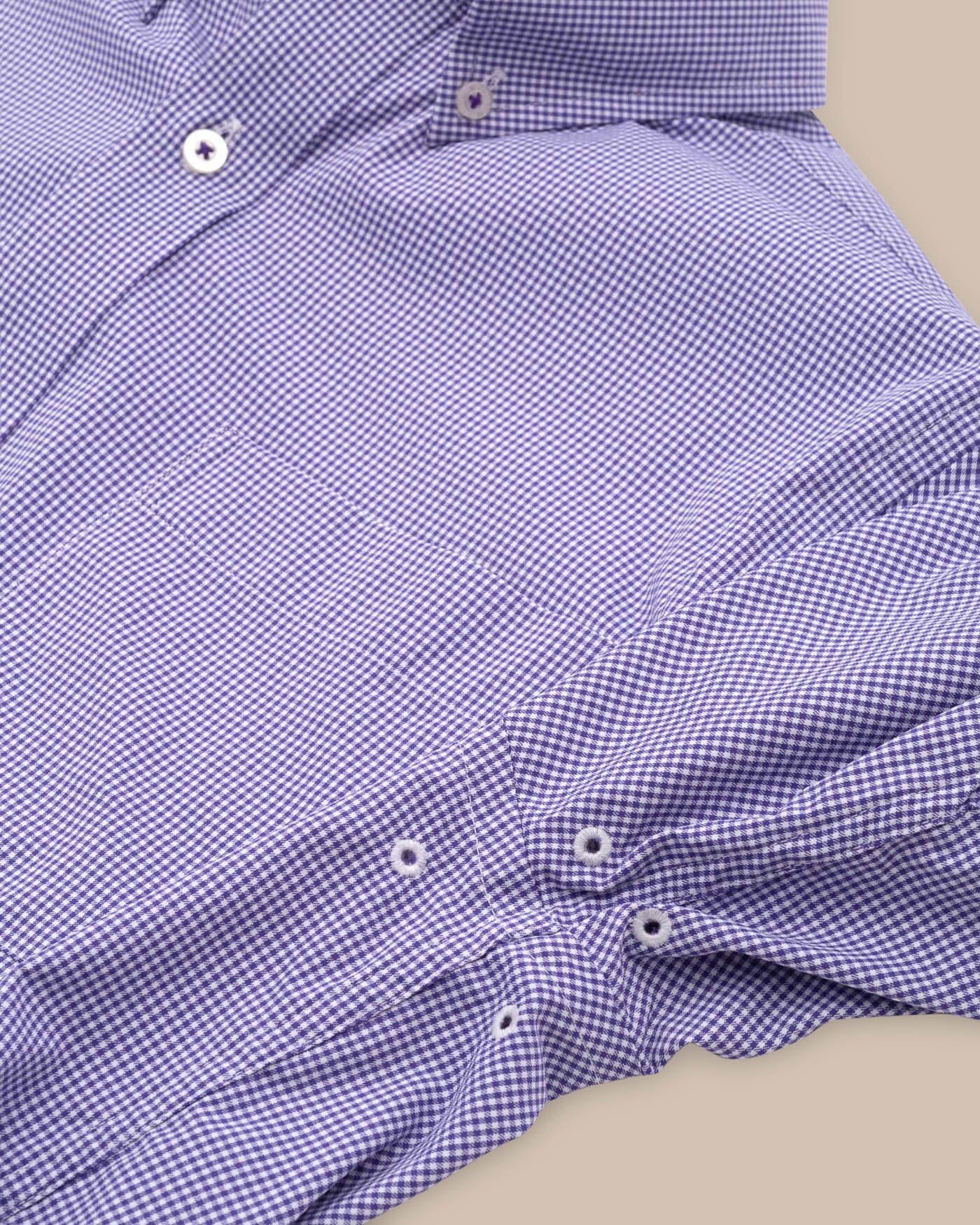 Team Colors Gingham Intercoastal Sport Shirt - Image 37