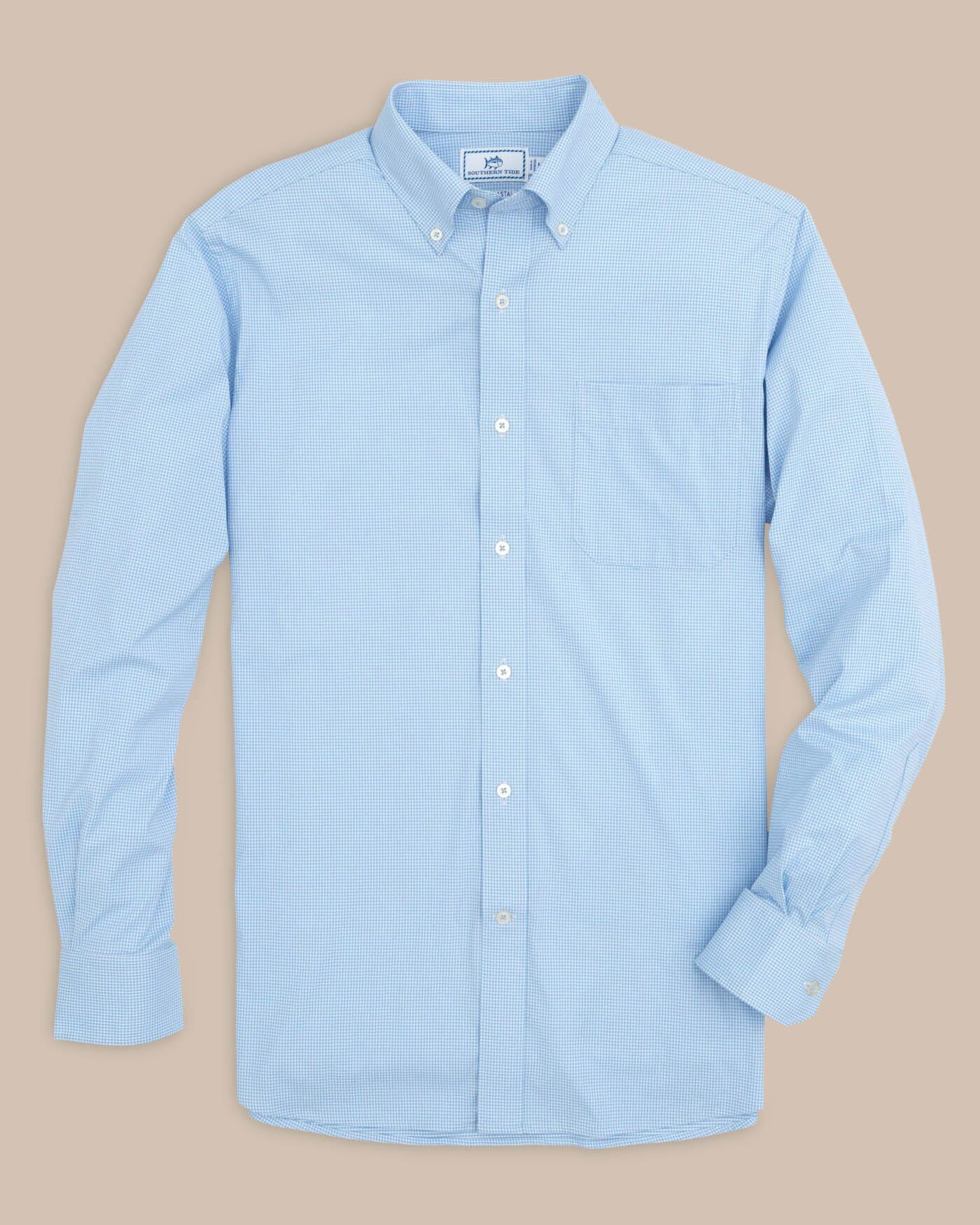 Team Colors Gingham Intercoastal Sport Shirt - Image 40