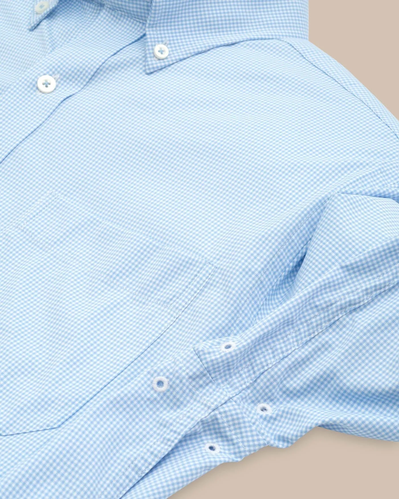 Team Colors Gingham Intercoastal Sport Shirt - Image 42