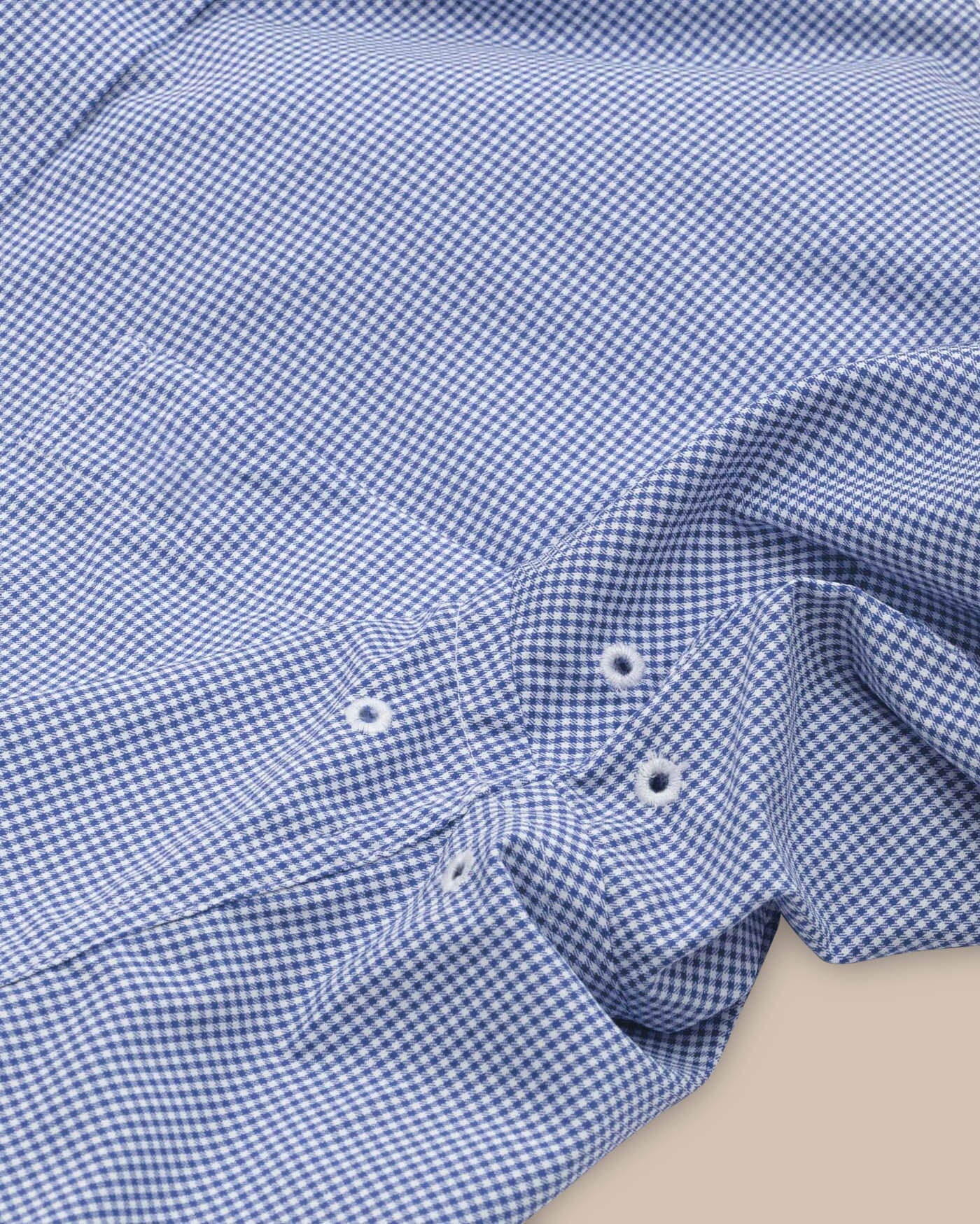 Team Colors Gingham Intercoastal Sport Shirt - Image 47