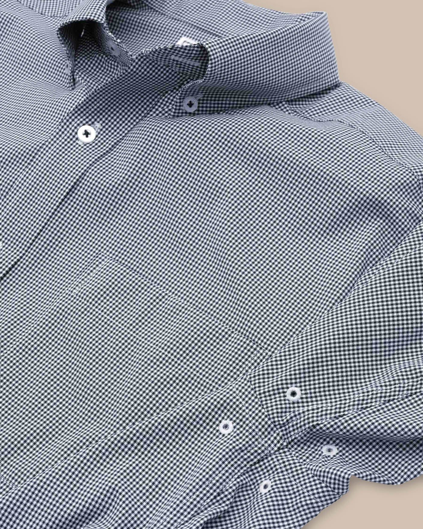 Team Colors Gingham Intercoastal Sport Shirt - Image 5