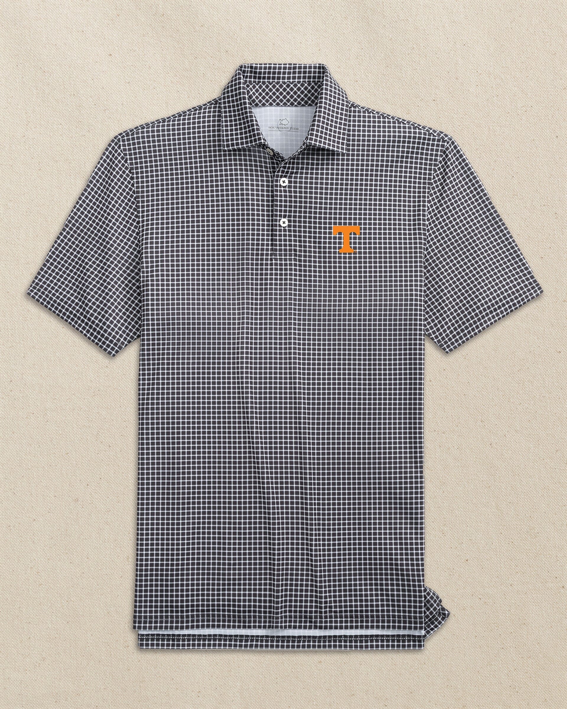 Tennessee Vols Driver Dunes Edge Plaid Polo - Image 6