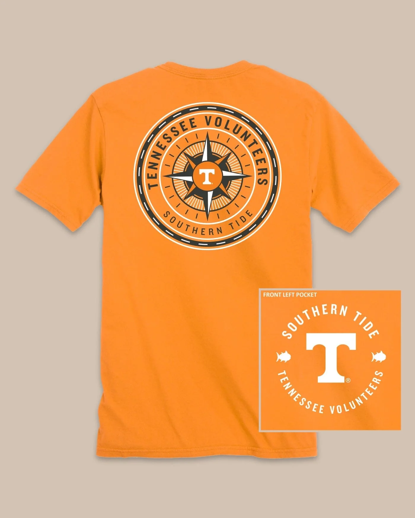 Tennessee Vols Gameday Collegiate Compass T-Shirt - Image 2