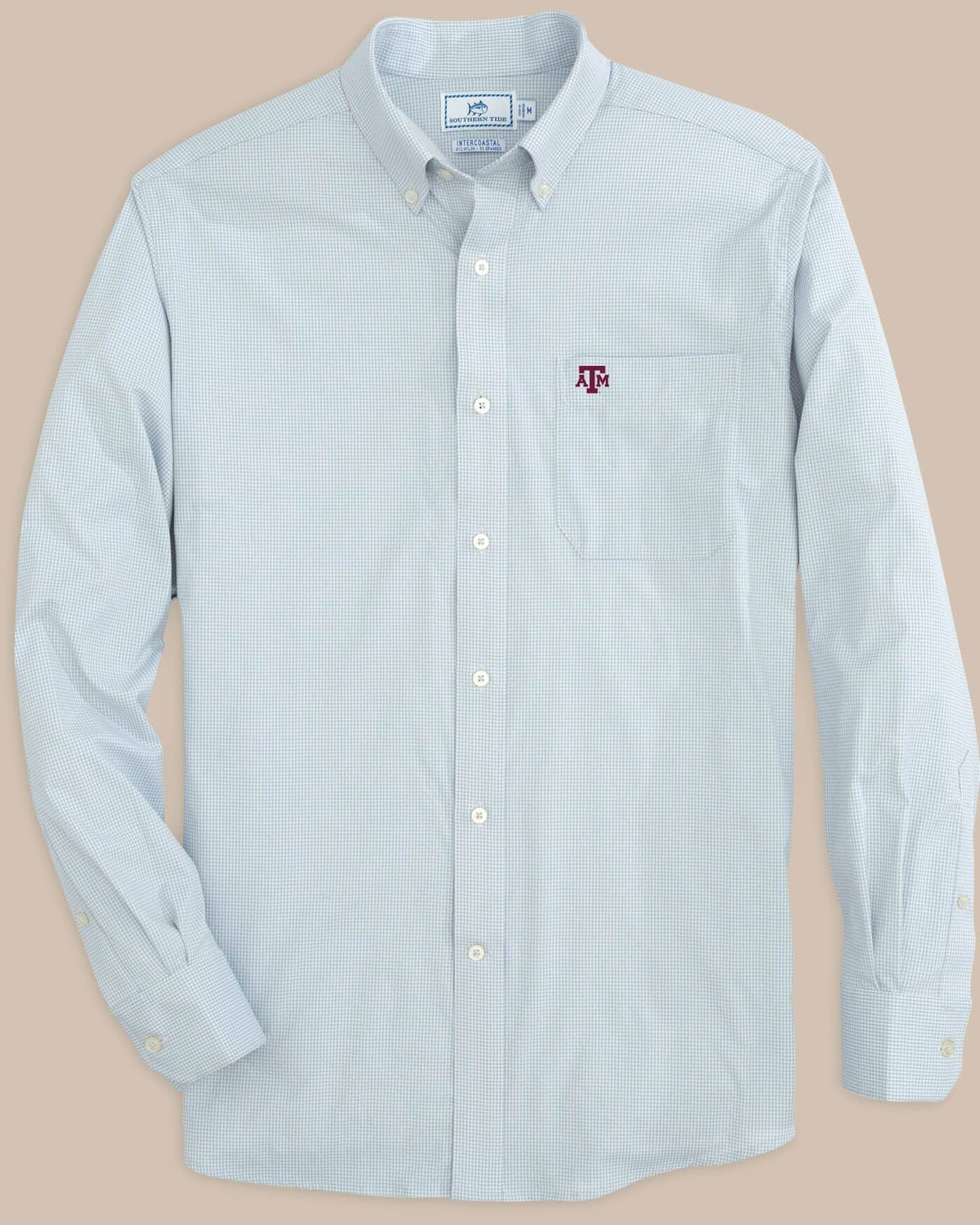 Texas A&M Aggies Gingham Button Down Shirt - Image 3