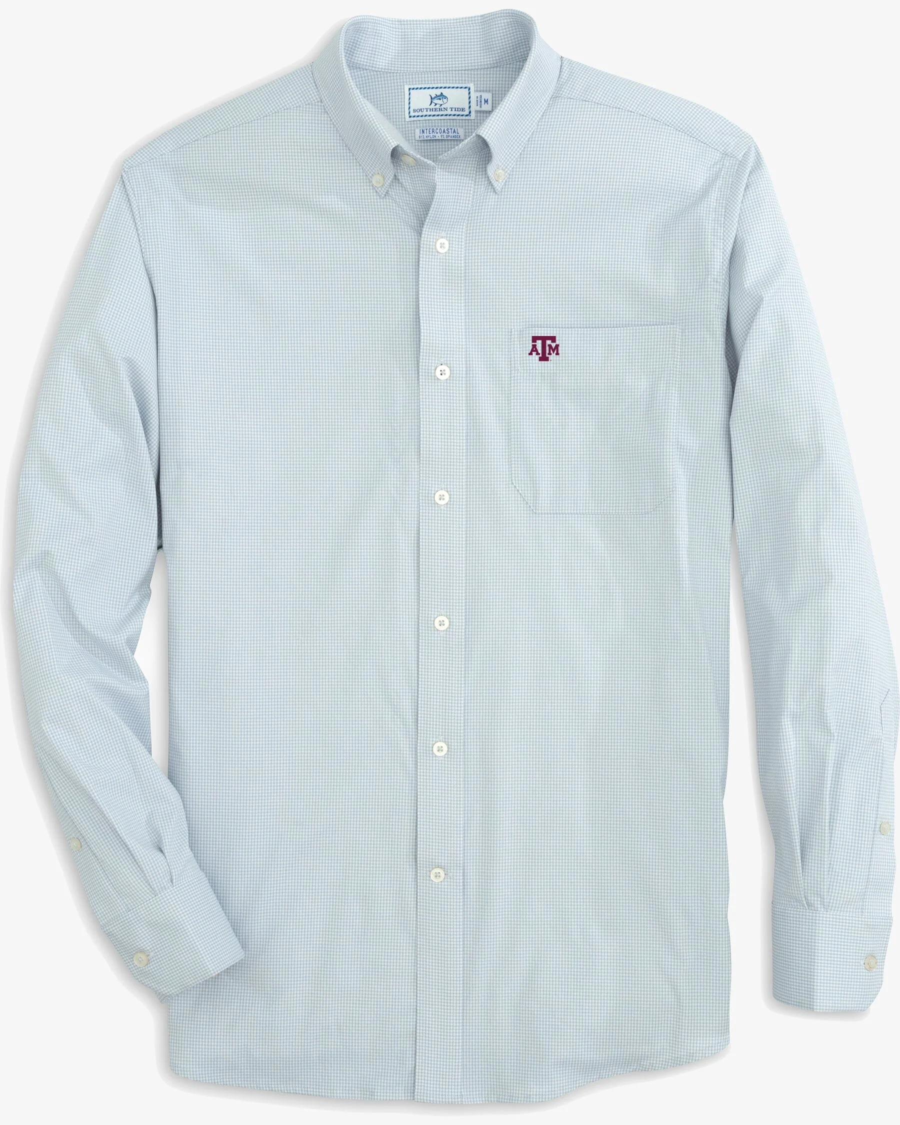 Texas A&M Aggies Gingham Button Down Shirt - Image 5