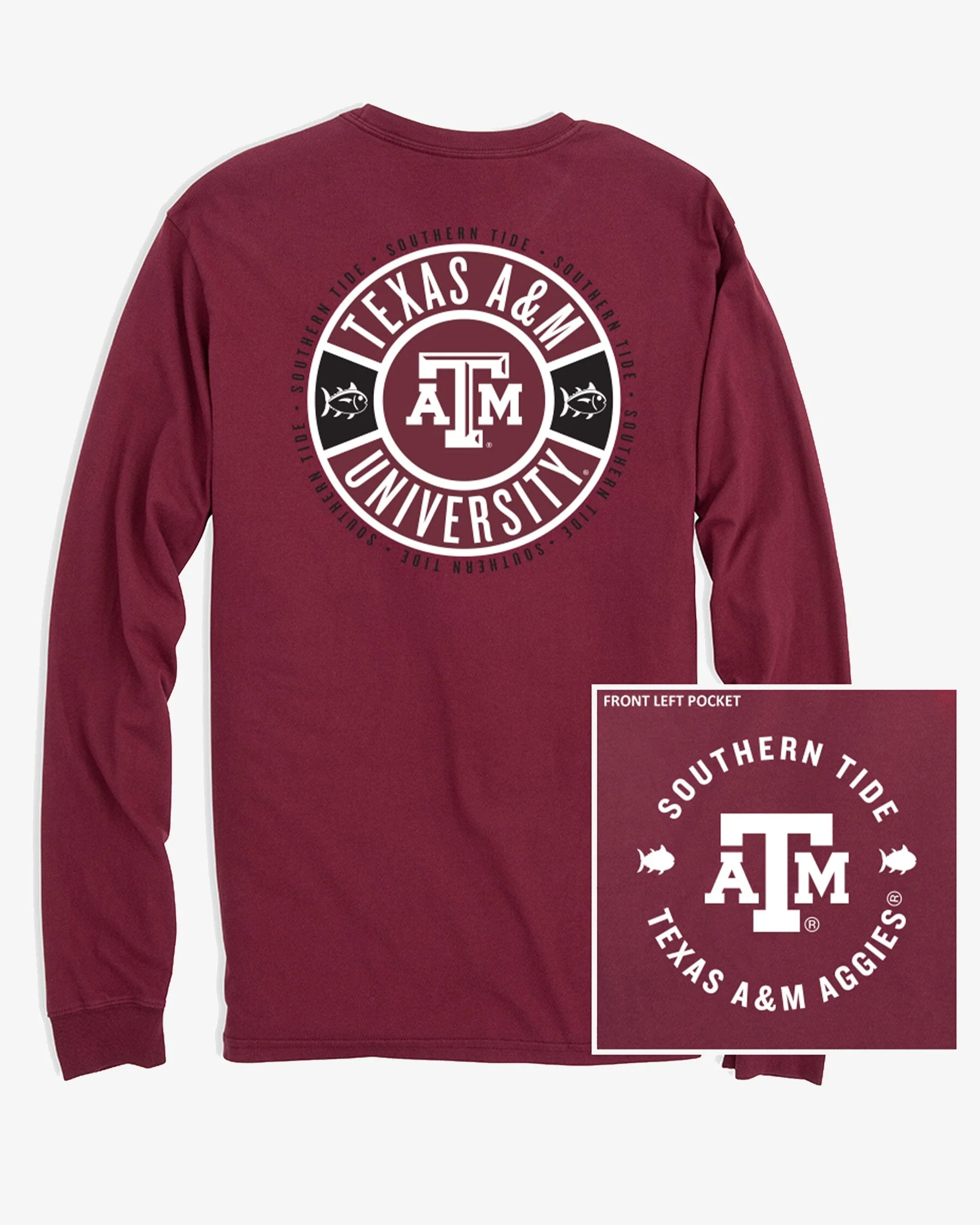 Texas A&M Aggies Ring Badge T-Shirt
