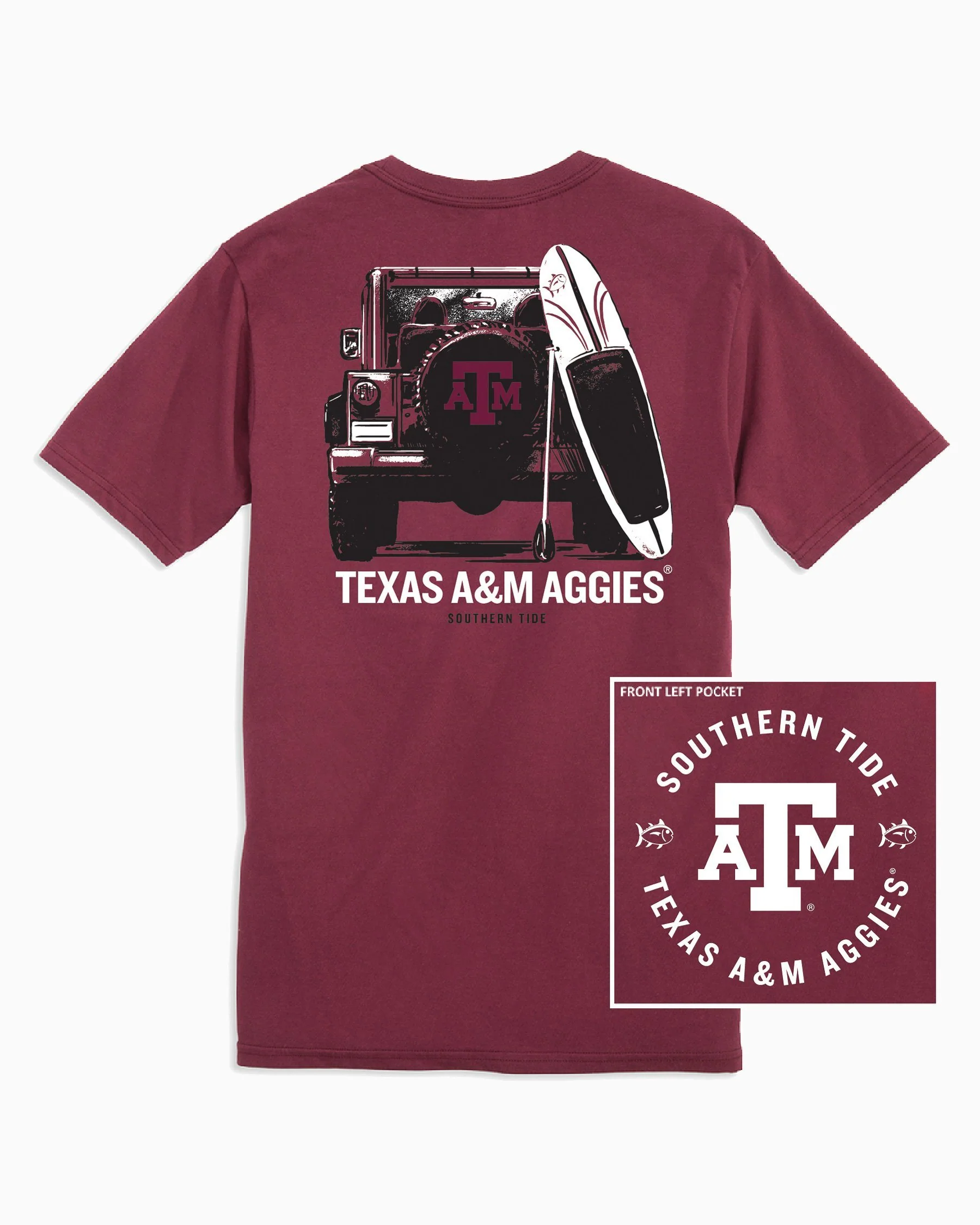 Texas A&M Aggies Road Trip Short Sleeve T-Shirt