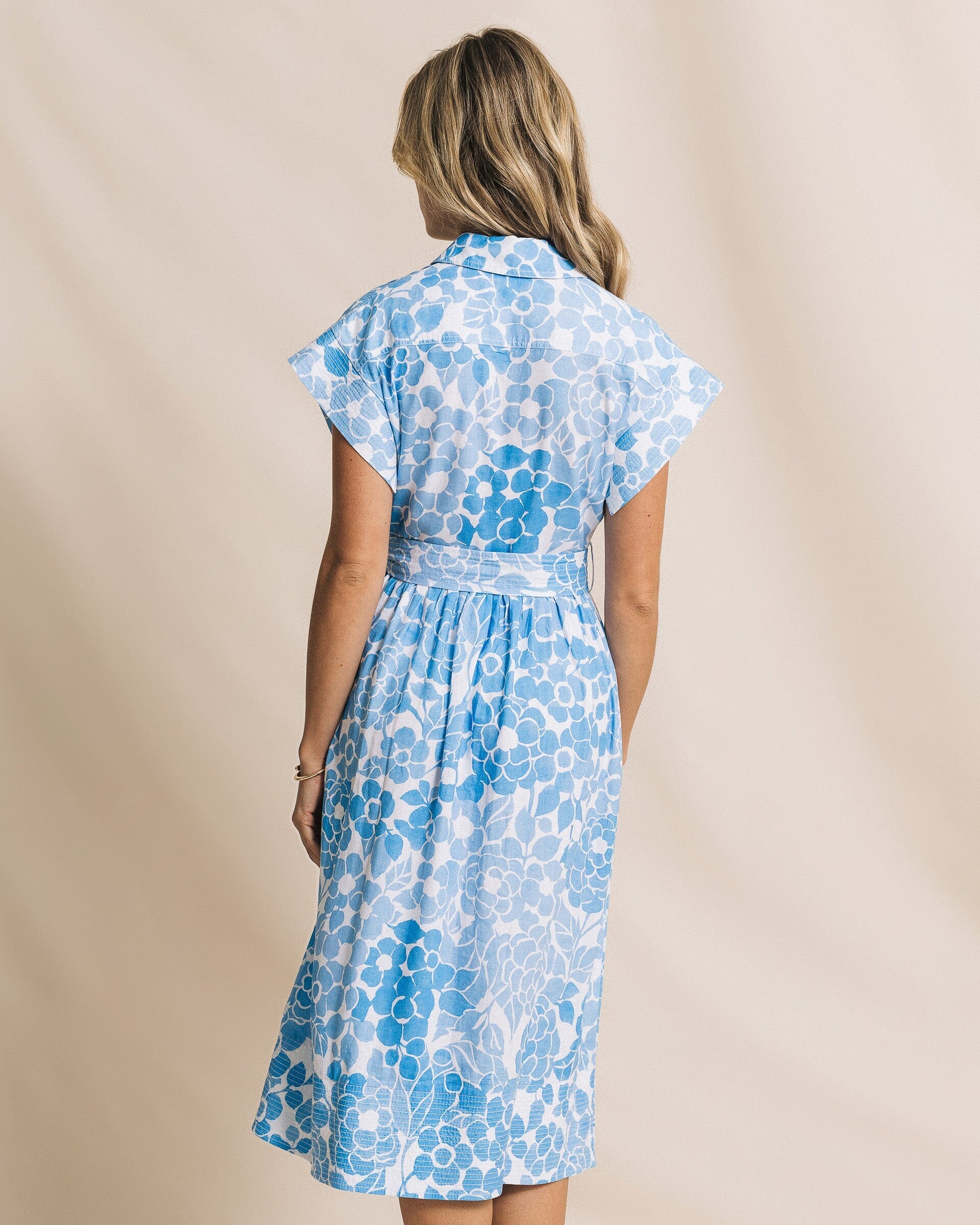 Tinley Printed Belted Midi Shirtdress - Image 4