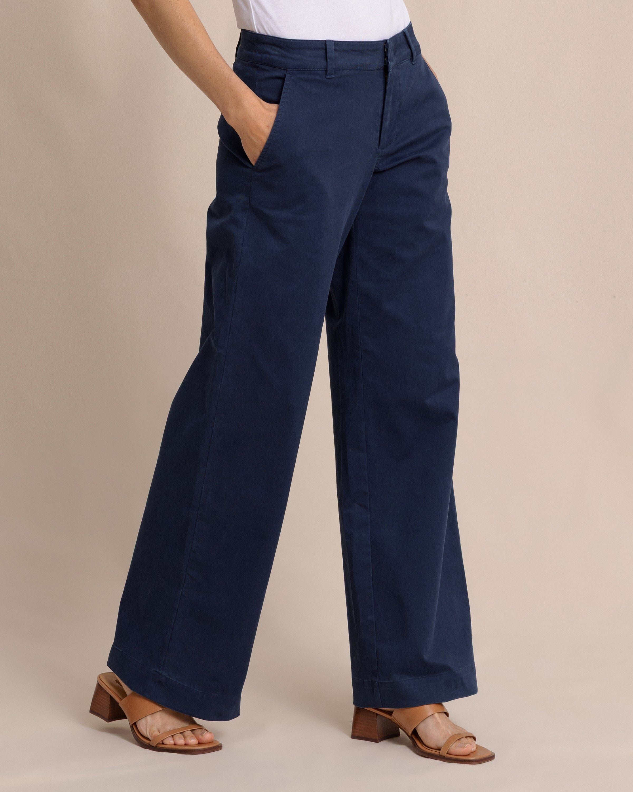 Tori Wide Leg Chino Pant - Image 10