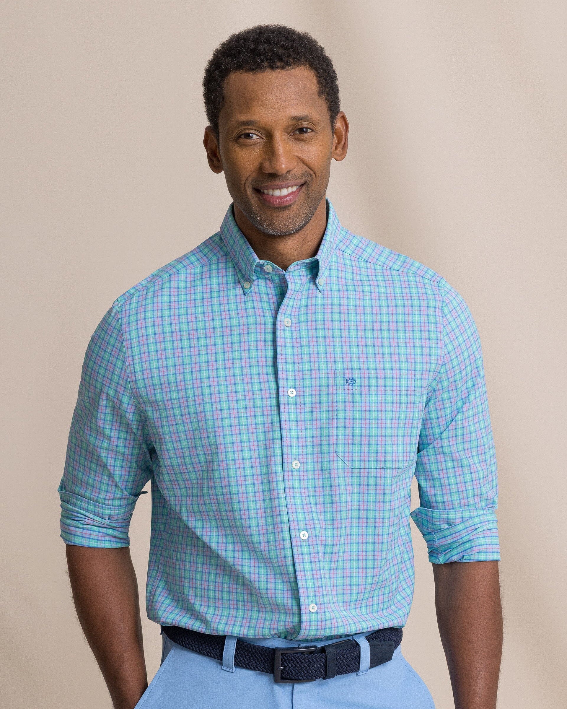 Tortuga Plaid Coastal Breeze® Sport Shirt - Image 10
