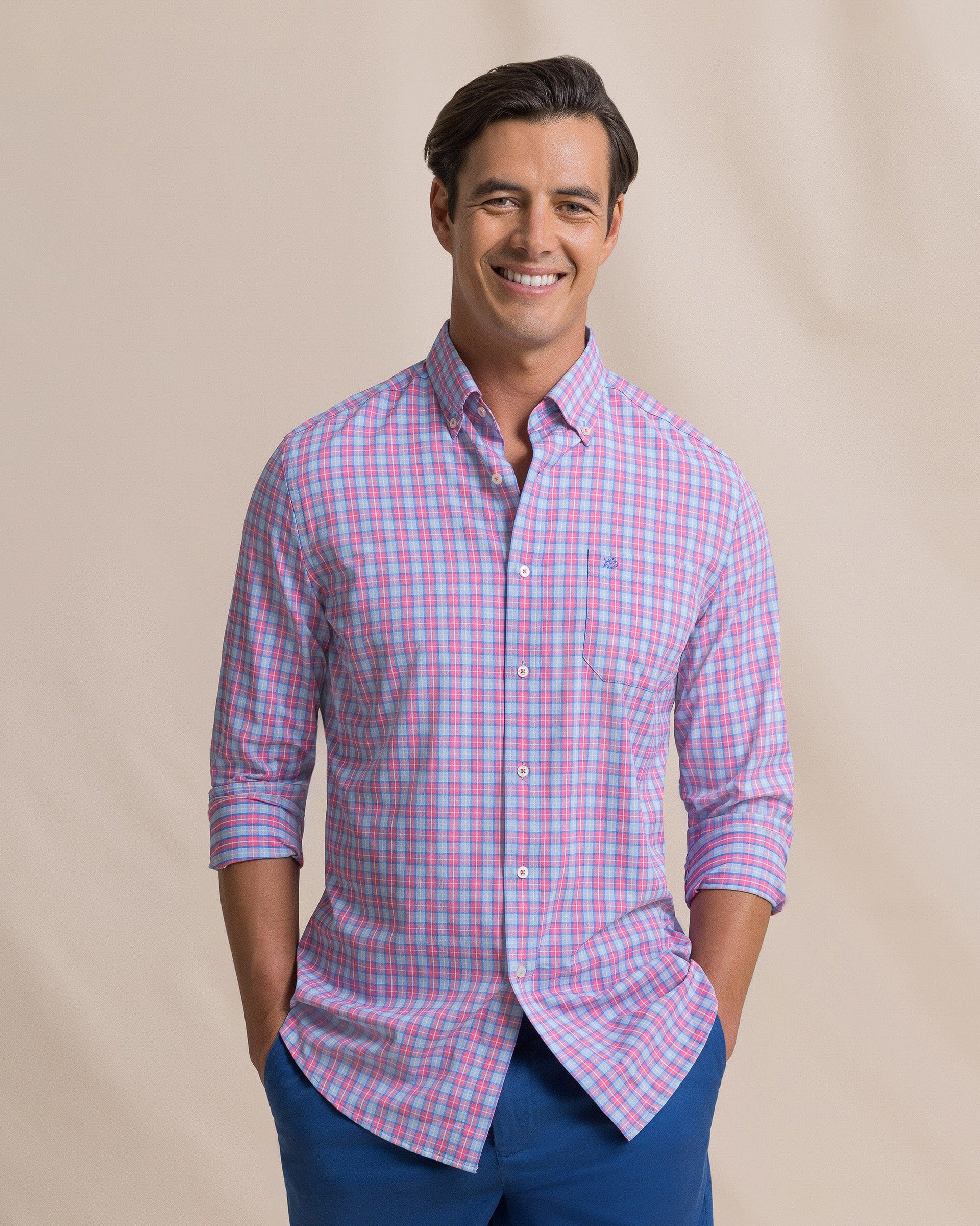Tortuga Plaid Coastal Breeze® Sport Shirt - Image 3