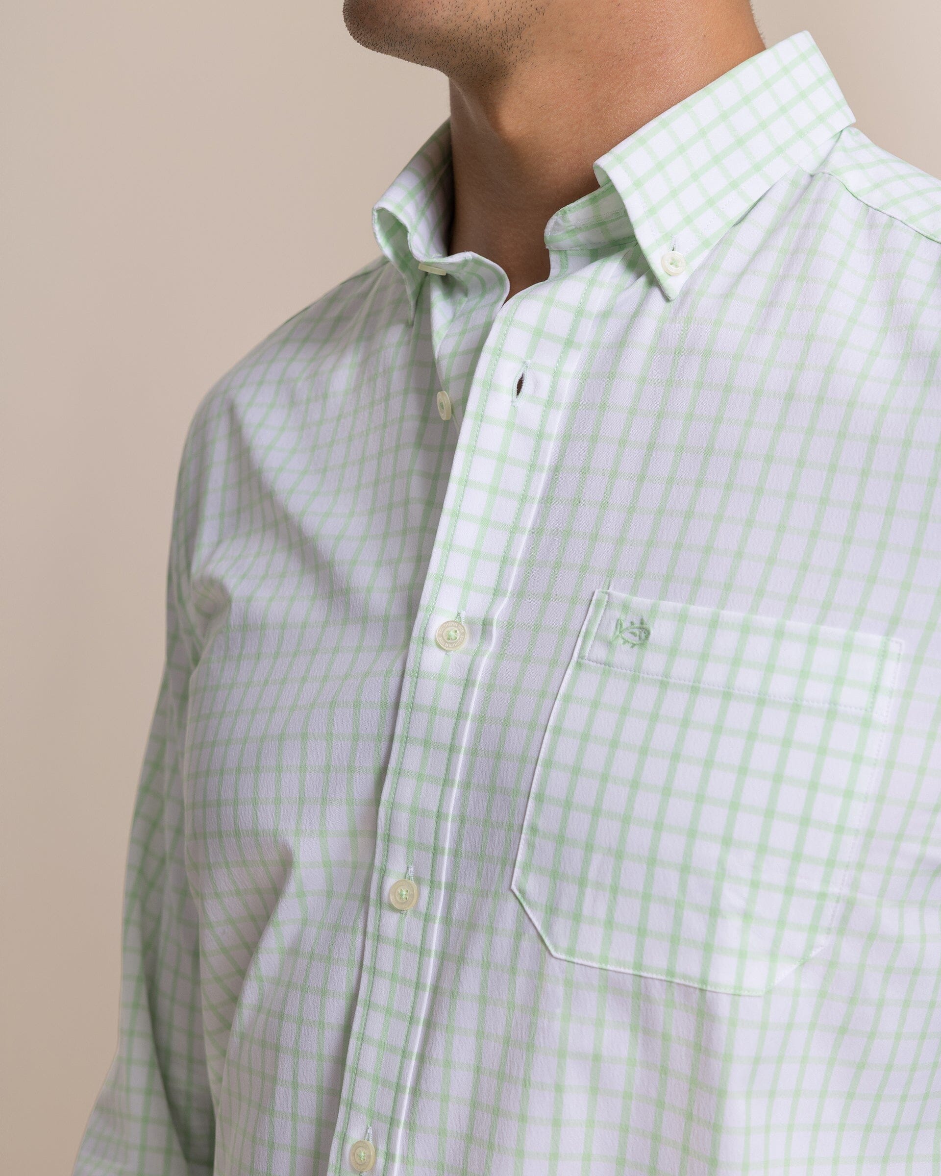Tradewind Tattersall Coastal Breeze® Sport Shirt - Image 8