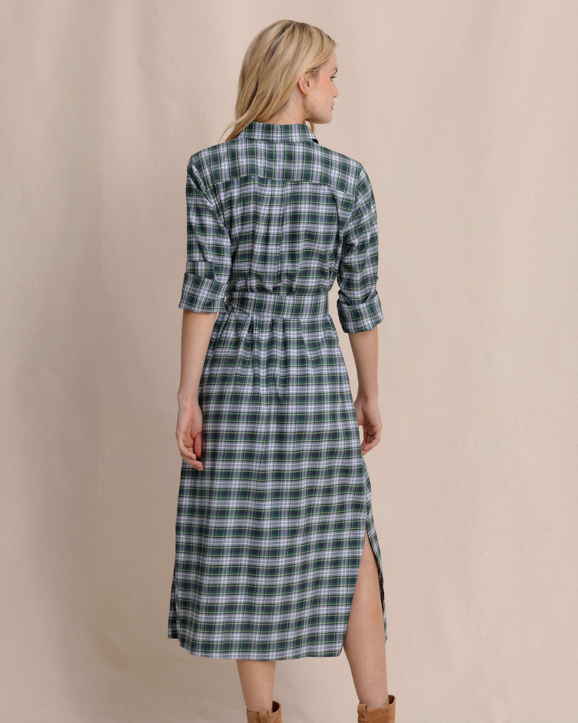 Trista Gordan Tartan Shirt Dress - Image 7