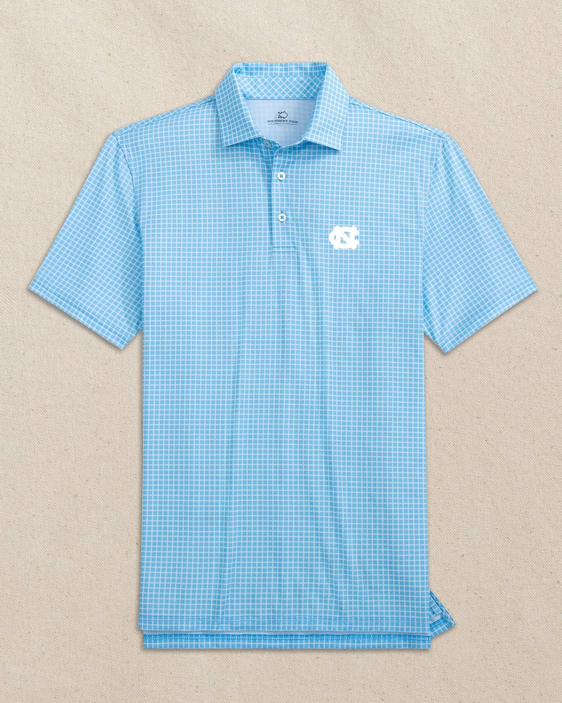 UNC Tar Heels Driver Dunes Edge Plaid Polo - Image 2