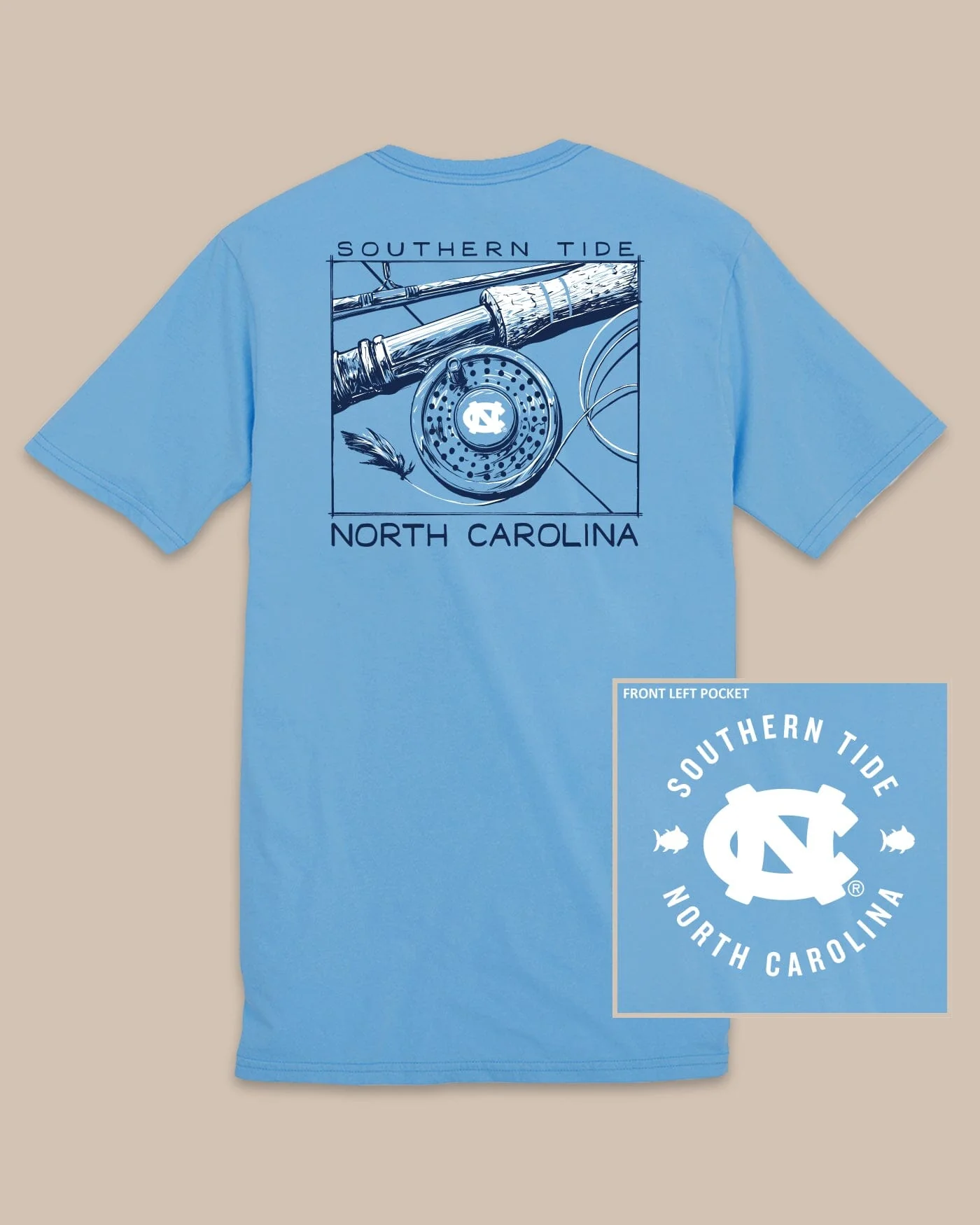 UNC Tar Heels Gameday Fly Reel T-Shirt