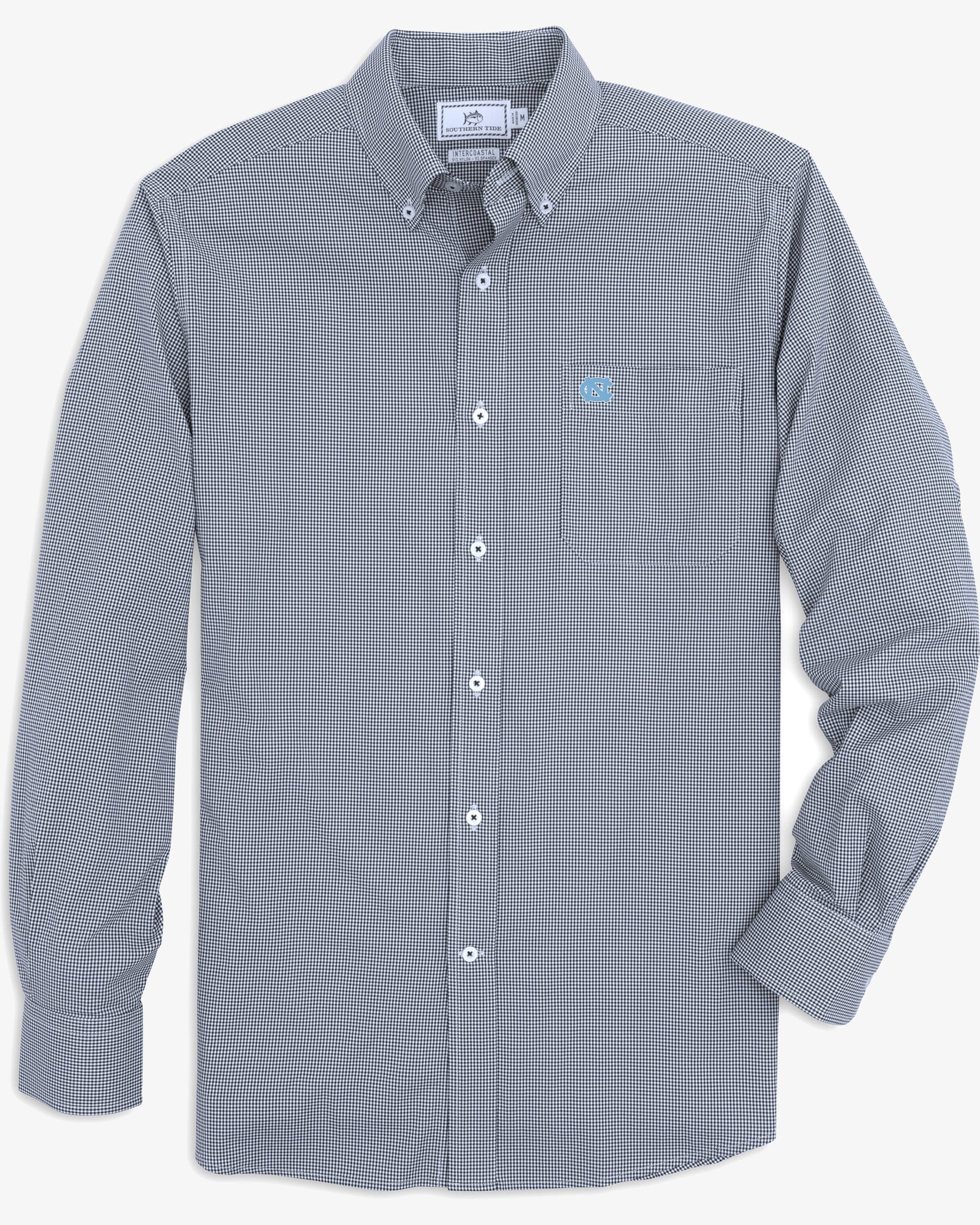 UNC Tar Heels Gingham Button Down Shirt - Image 3