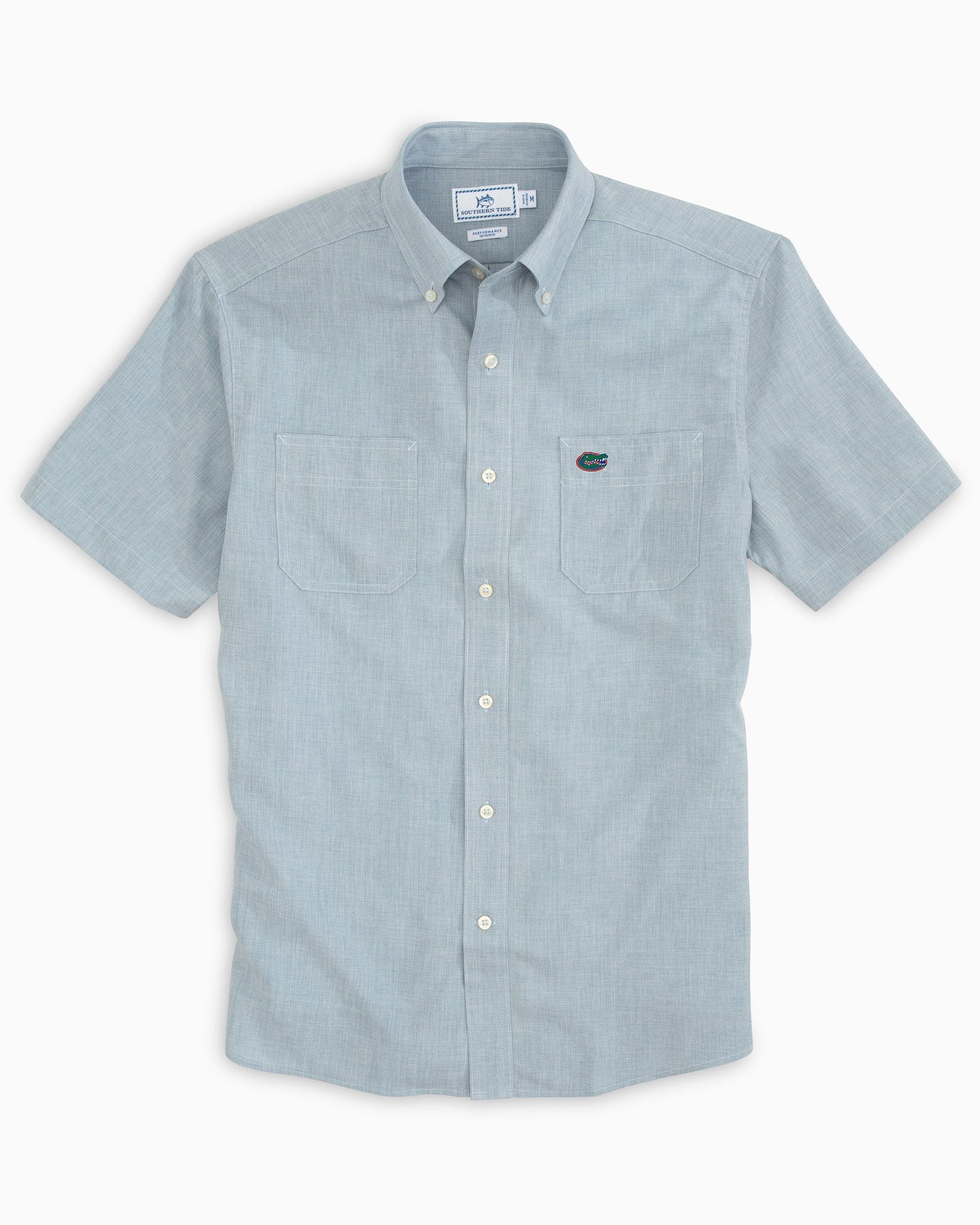 Florida Gators Short Sleeve Button Down Dock Shirt - Image 4