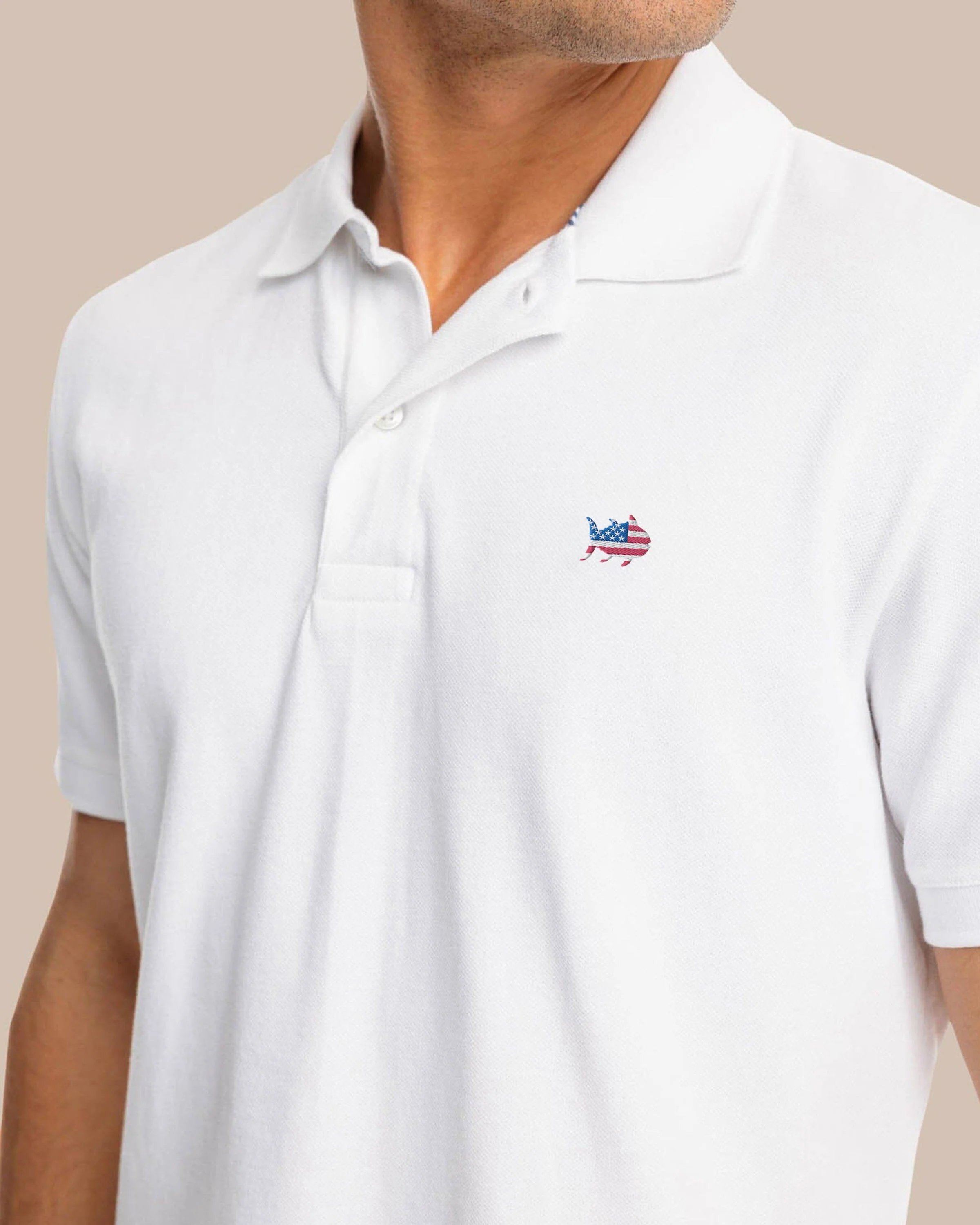 USA Flag Skipjack Polo - Image 6