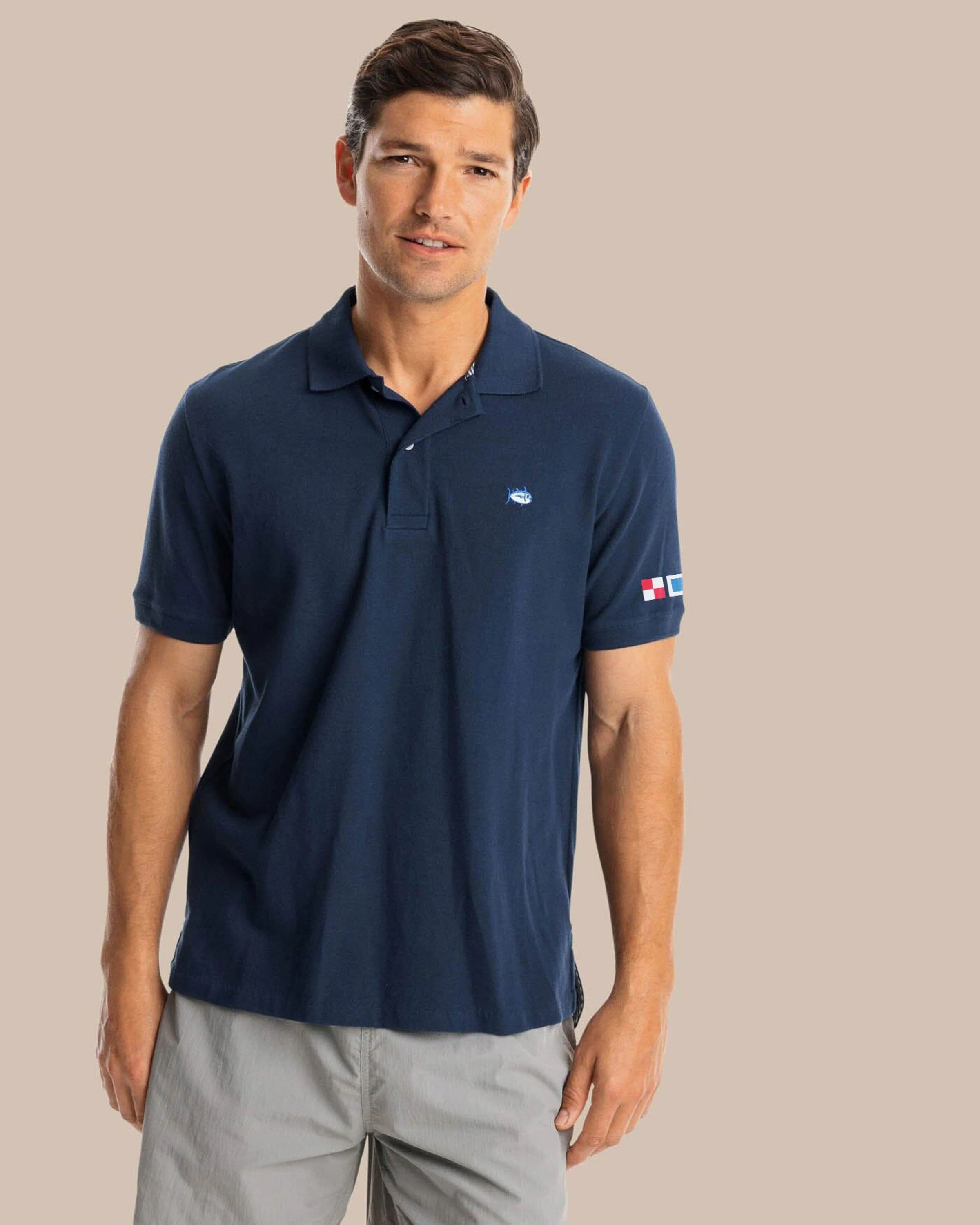 USA Nautical Flags Skipjack Polo - Image 3