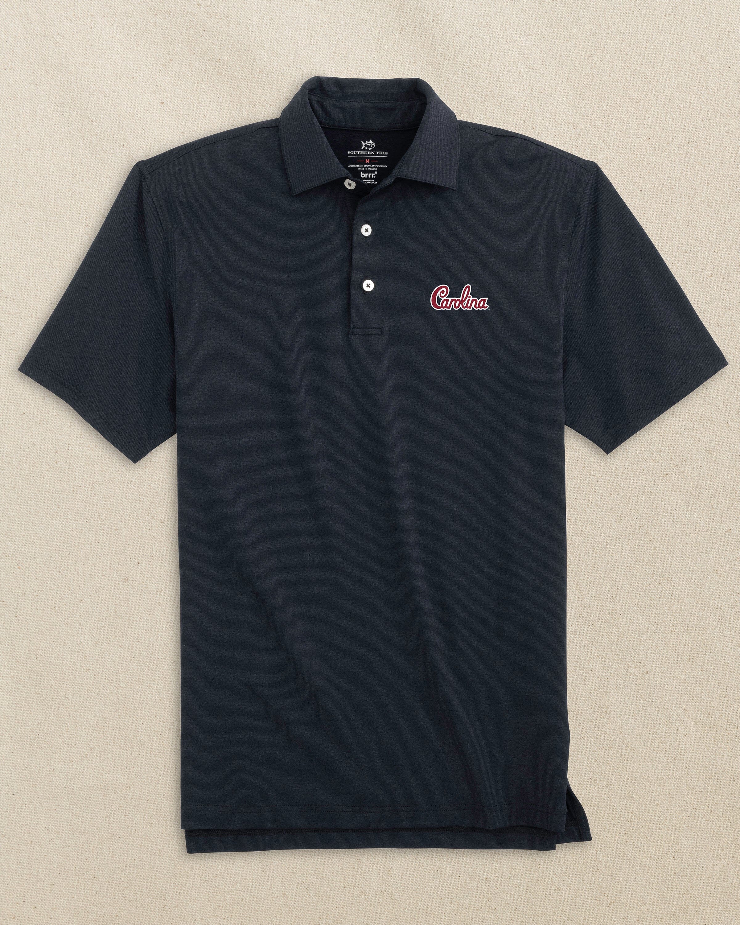 USC Gamecocks brrr°®-eeze Heather Polo - Carolina Script