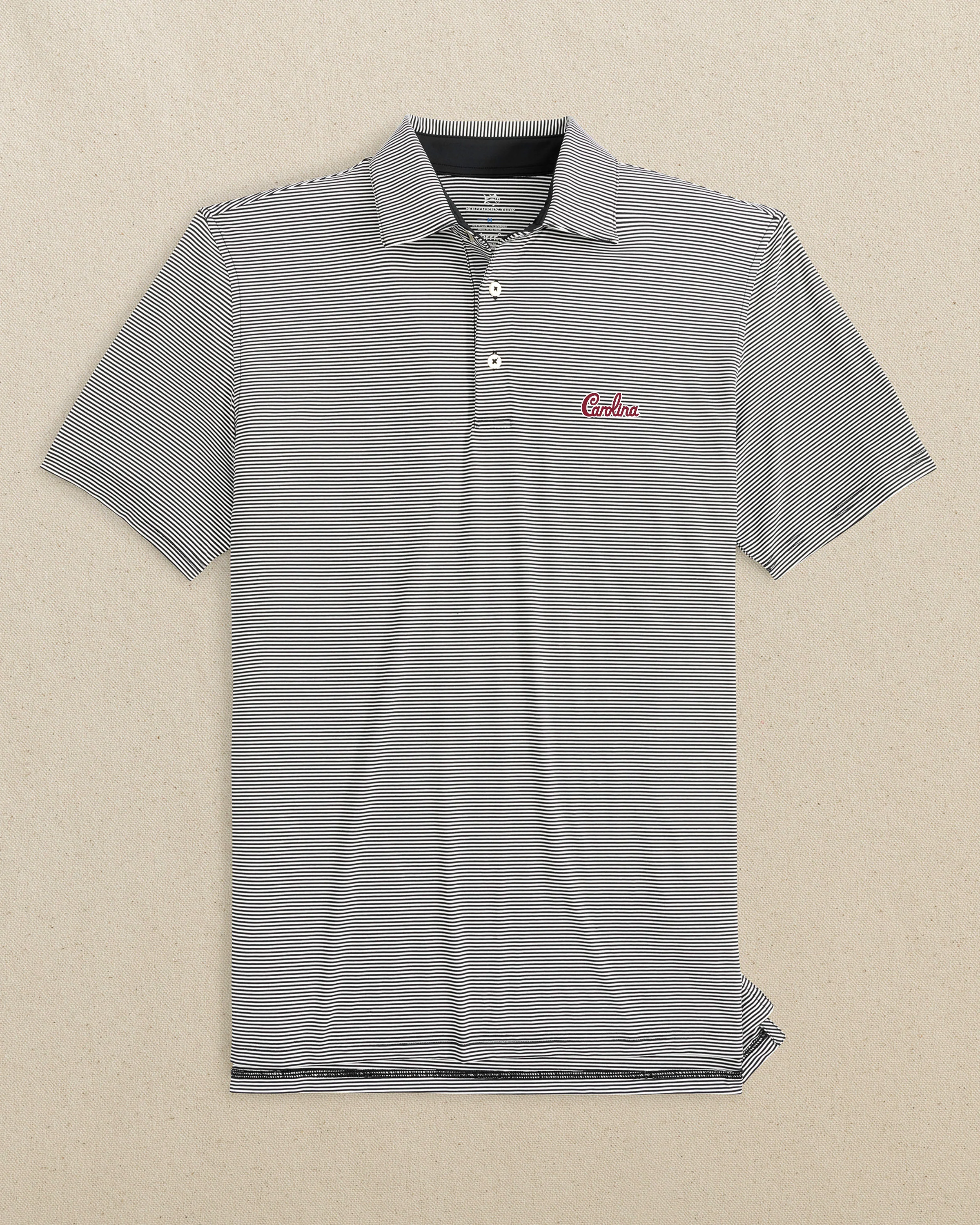 USC Gamecocks brrr°®-eeze Meadowbrook Stripe Polo - Carolina Script