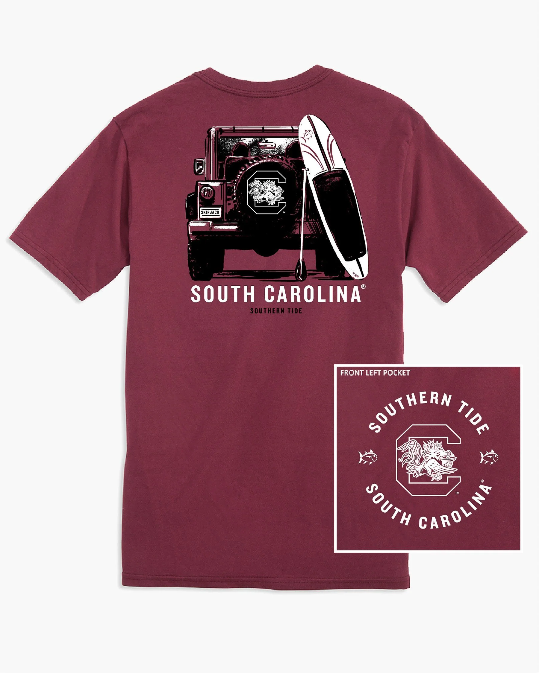 USC Gamecocks Road Trip Short Sleeve T-Shirt - Image 3