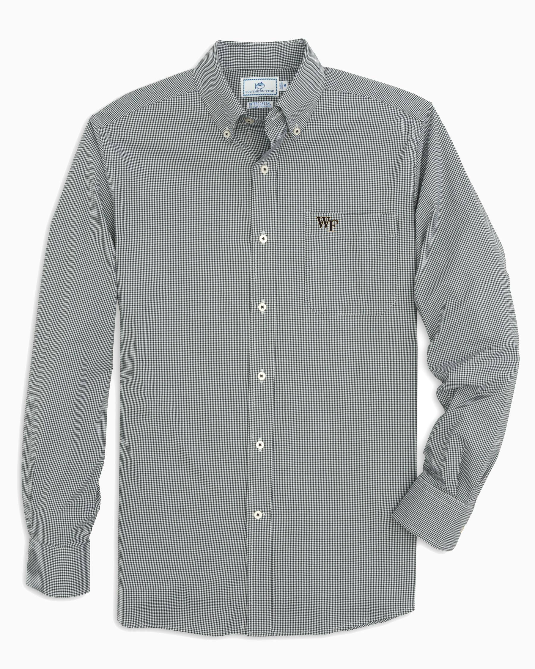 Wake Forest Gingham Button Down Shirt - Image 3