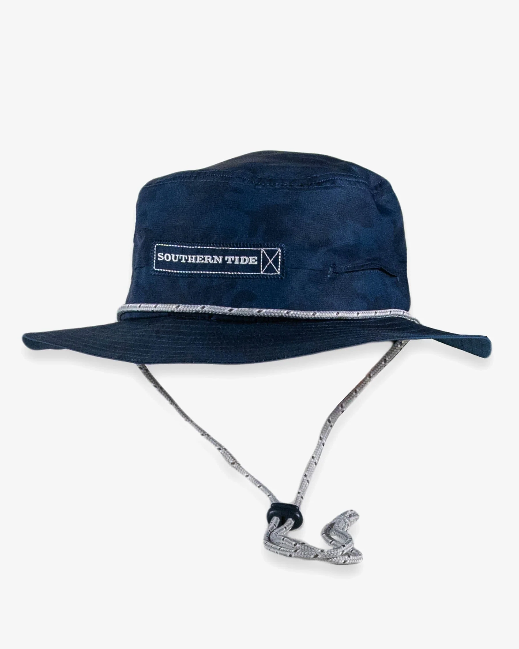 Waterway Camo Print Performance Sun Hat - Navy - Image 5
