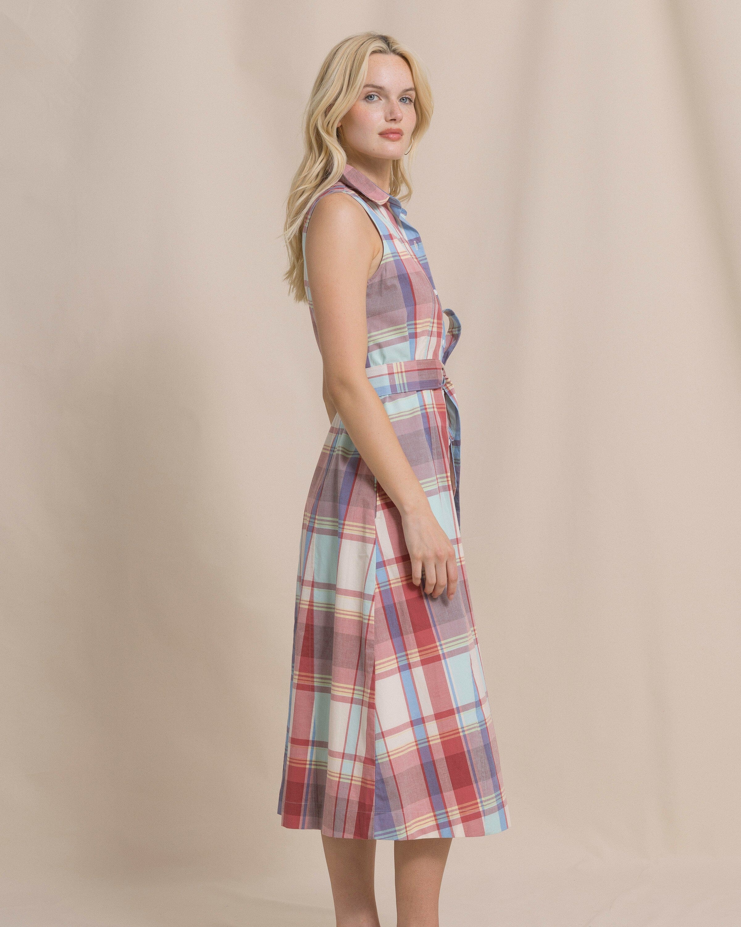 Whitley Madras Midi Dress - Image 6