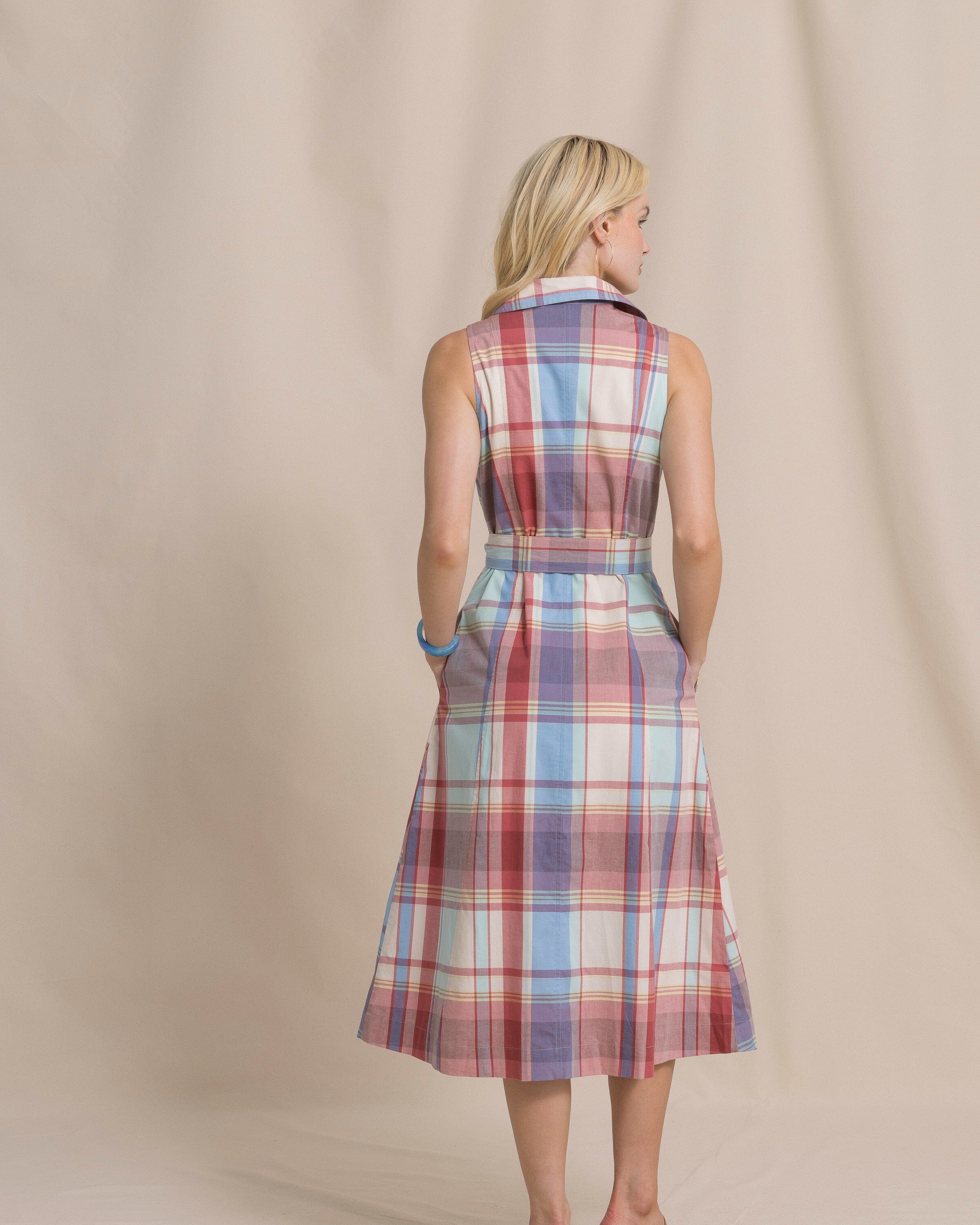 Whitley Madras Midi Dress - Image 7