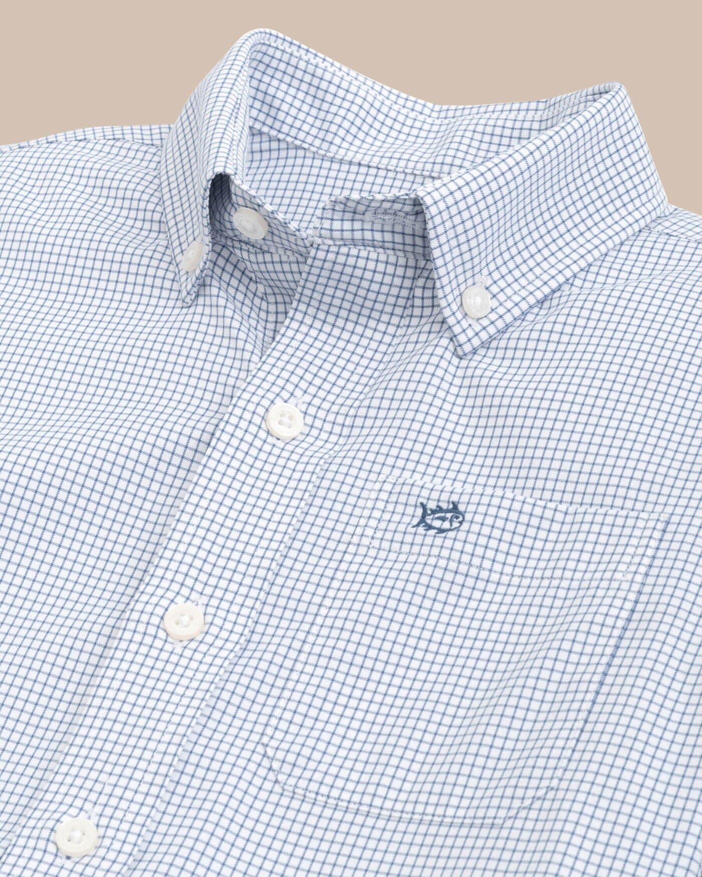 Boys Intercoastal Rosemont Tattersall Sport Shirt - Image 4