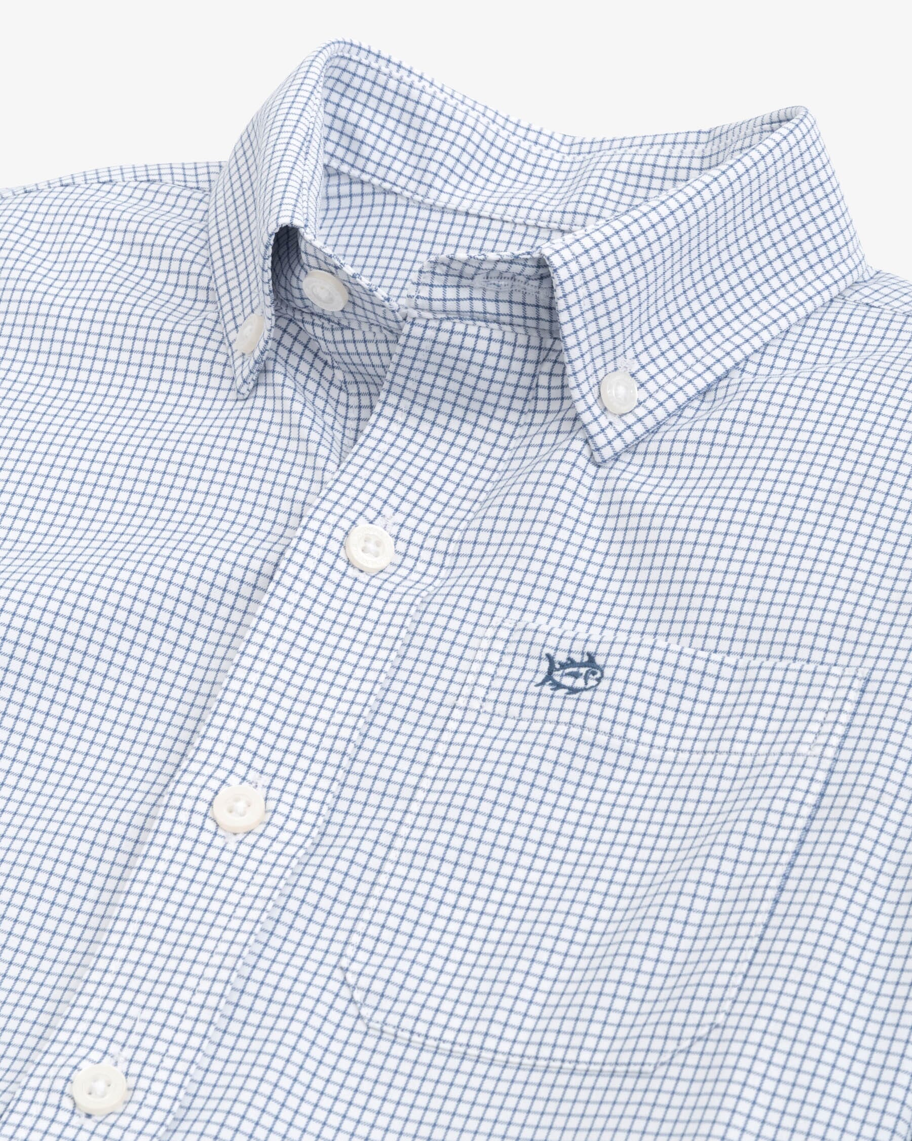 Boys Intercoastal Rosemont Tattersall Sport Shirt - Image 6