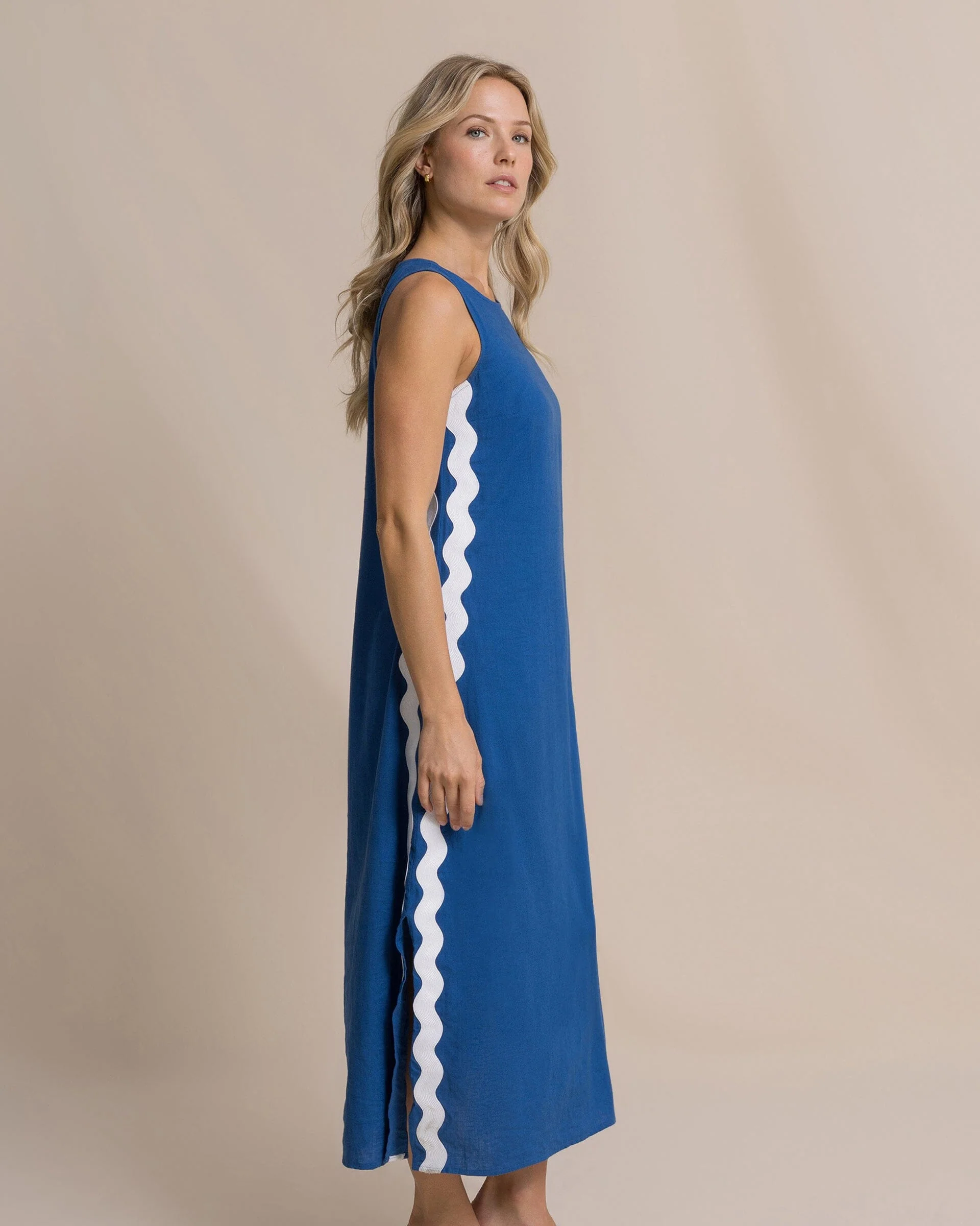 Zalia Side Stripe Maxi Dress - Image 12