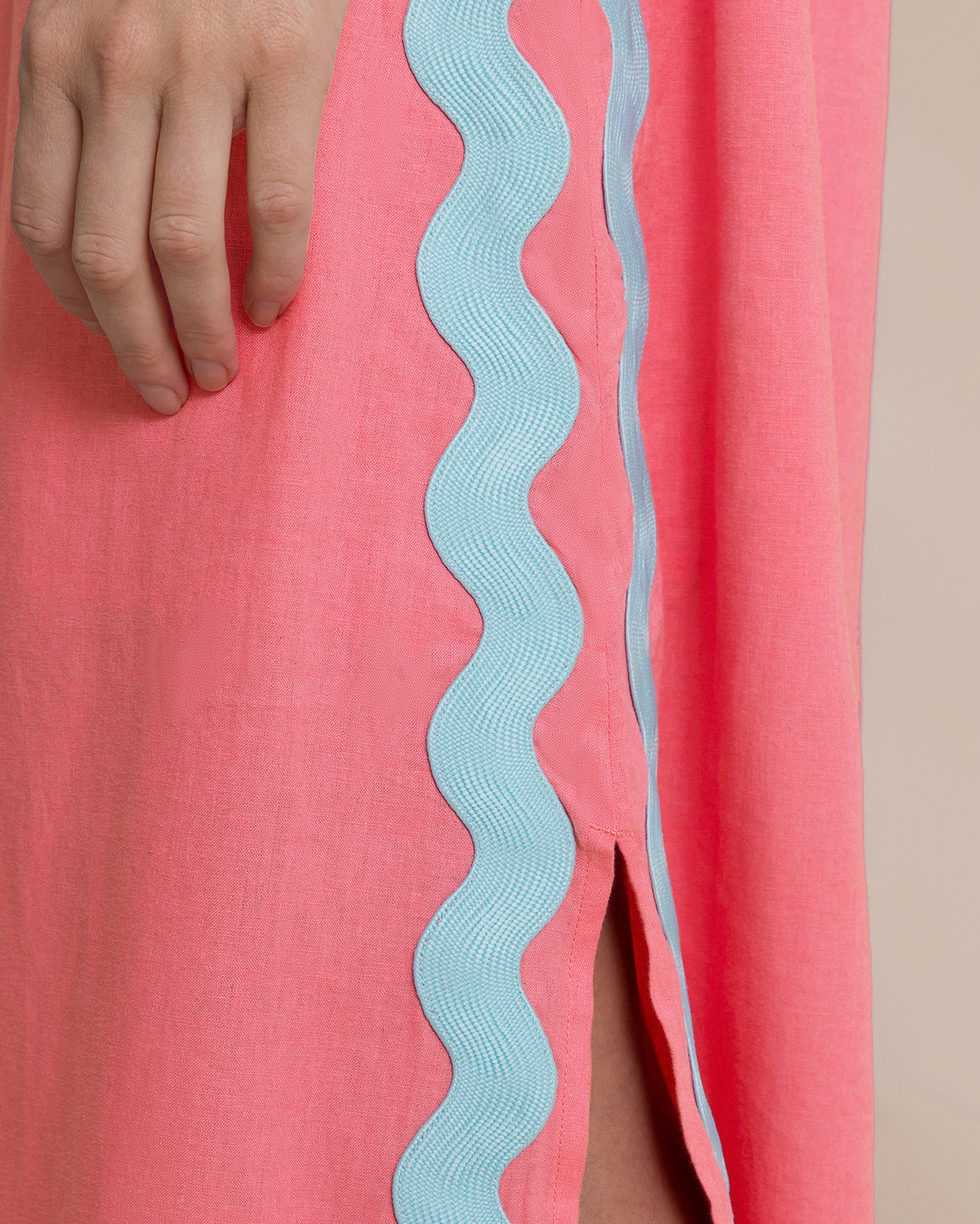 Zalia Side Stripe Maxi Dress - Image 6
