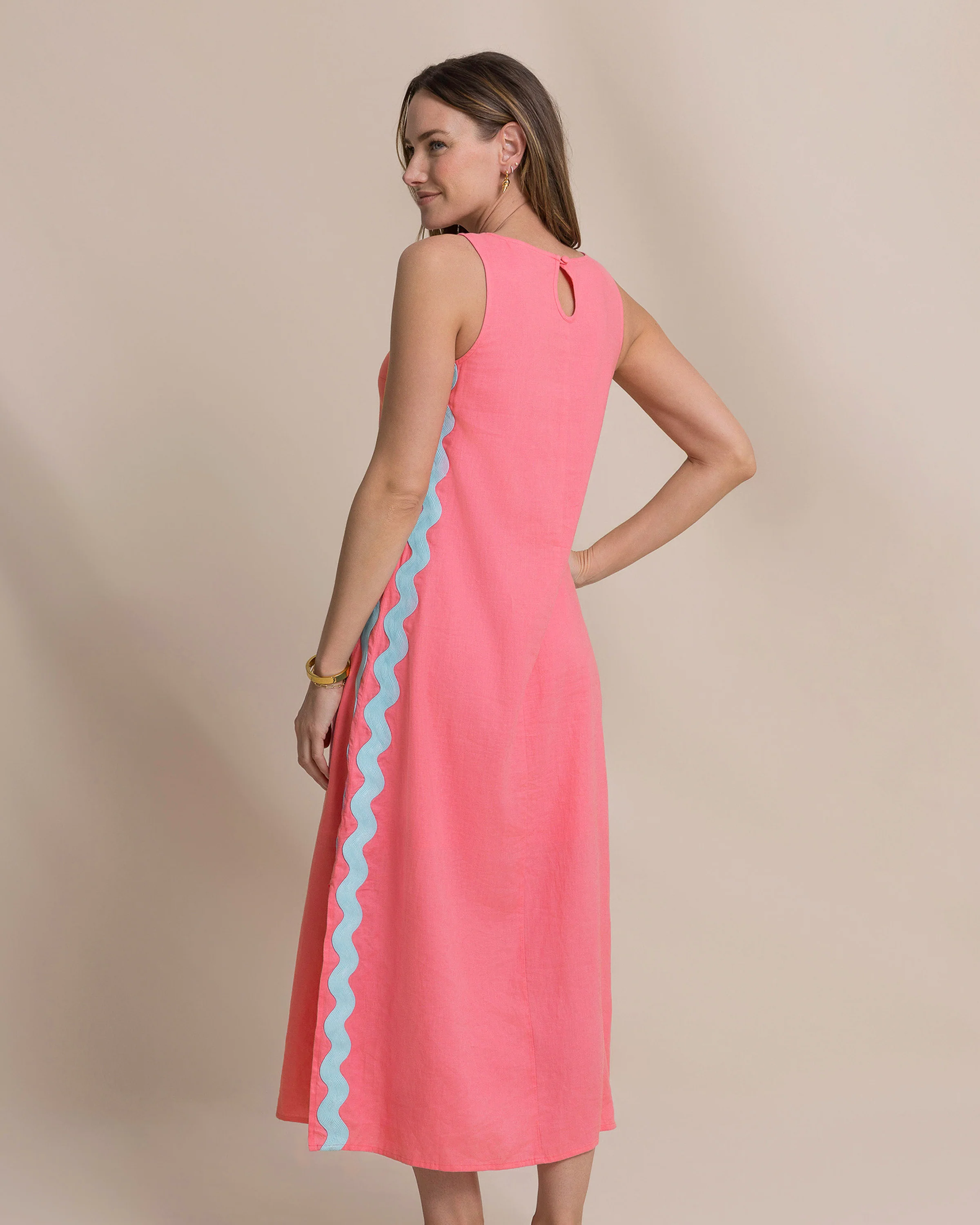 Zalia Side Stripe Maxi Dress - Image 7